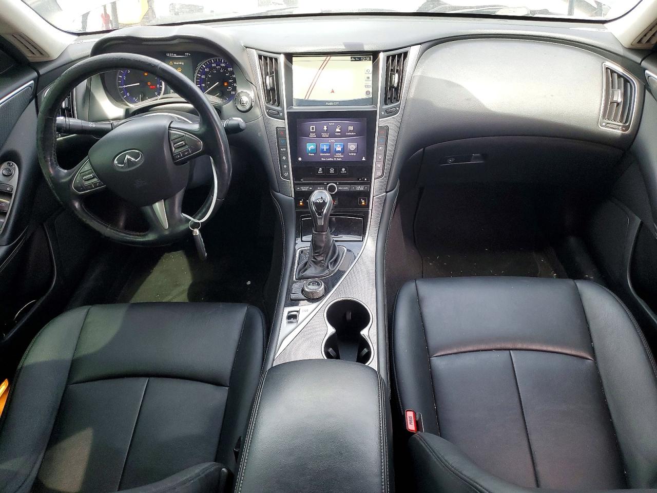 2014 Infiniti Q50 Base Silver vin: JN1BV7AP5EM671293