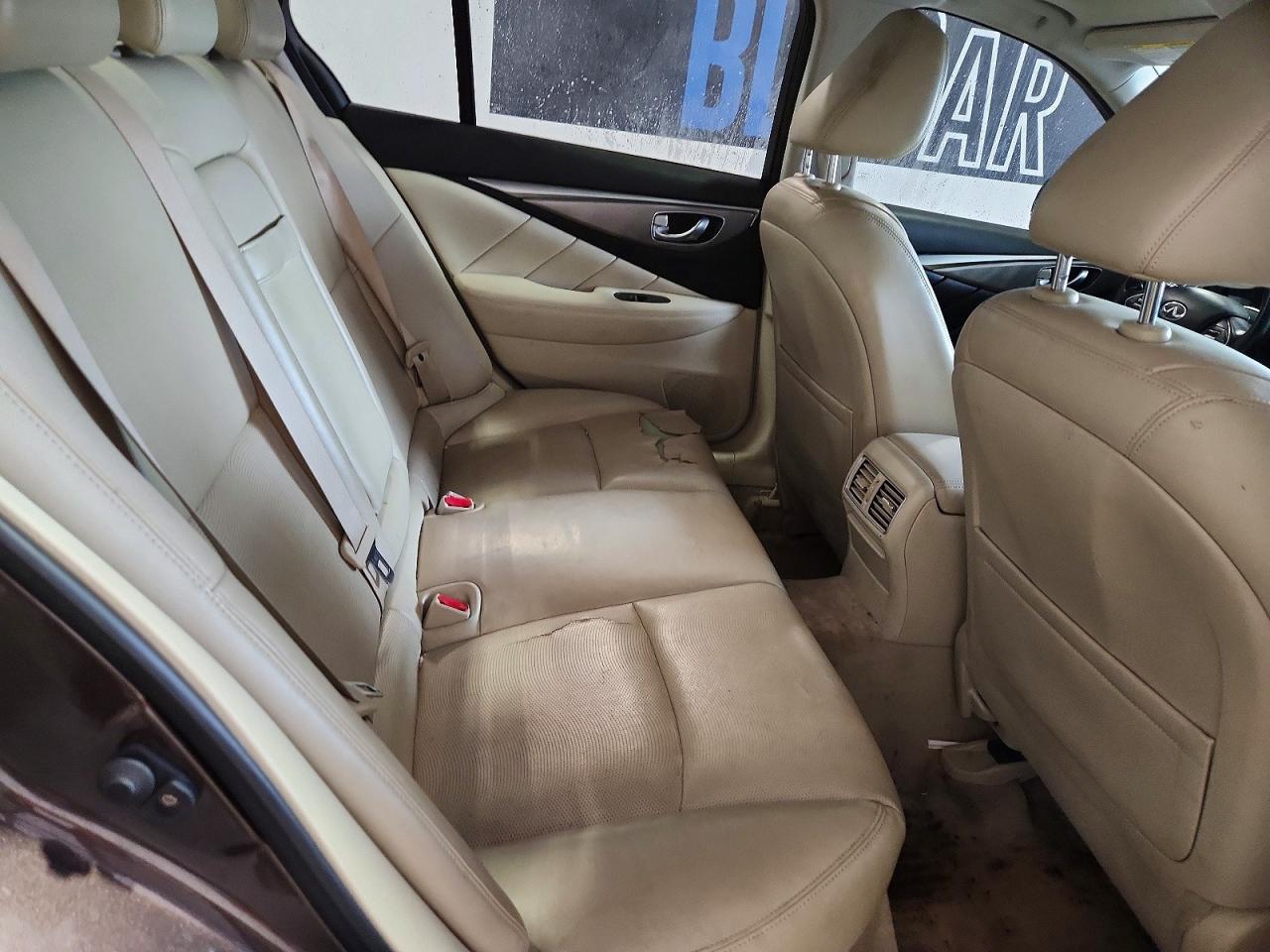 2014 Infiniti Q50 Base Brown vin: JN1BV7AP5EM674856