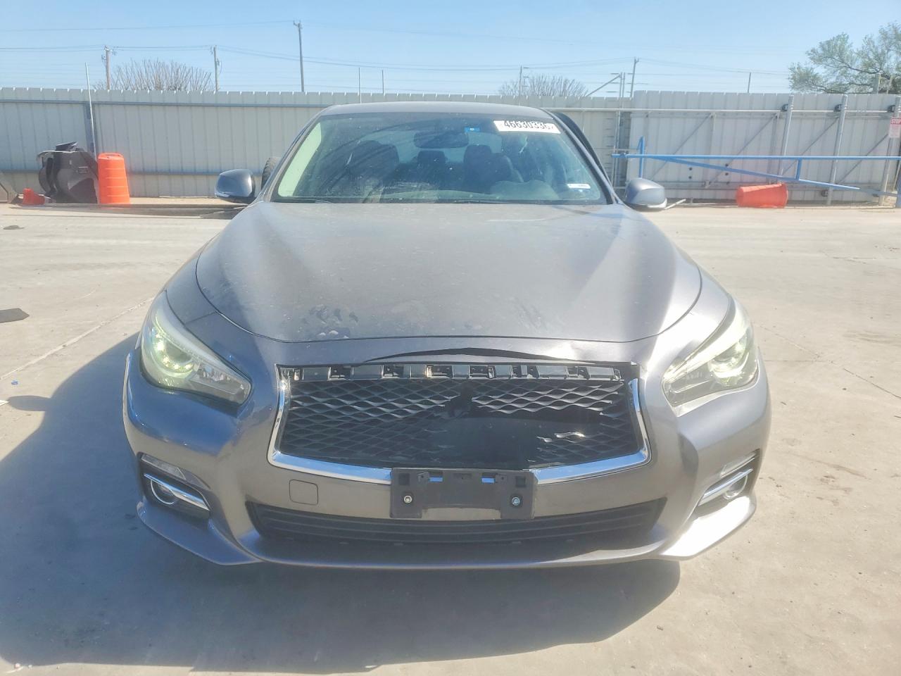 2014 Infiniti Q50 Premium Gray vin: JN1BV7AP5EM683198