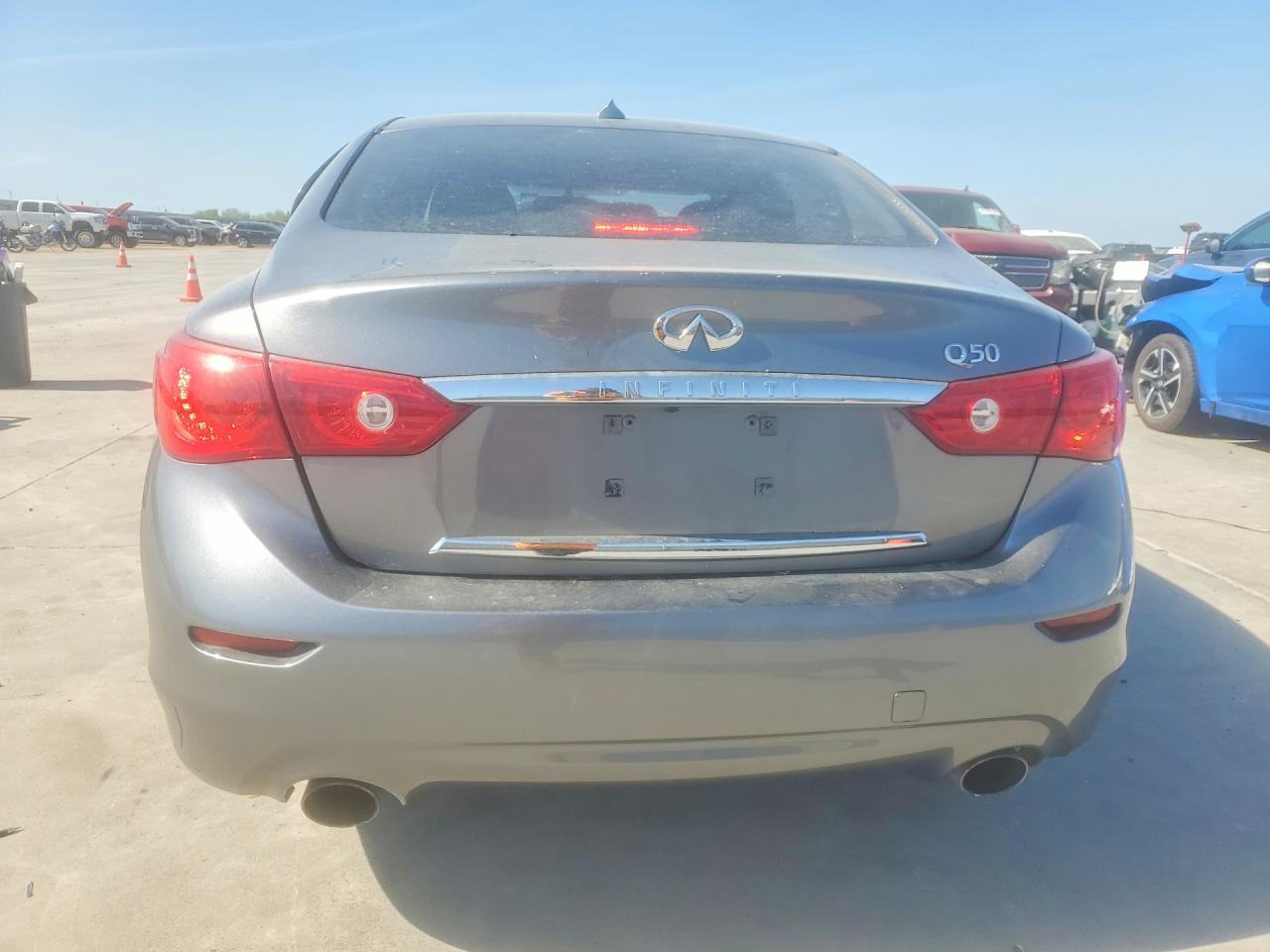 2014 Infiniti Q50 Premium Gray vin: JN1BV7AP5EM683198