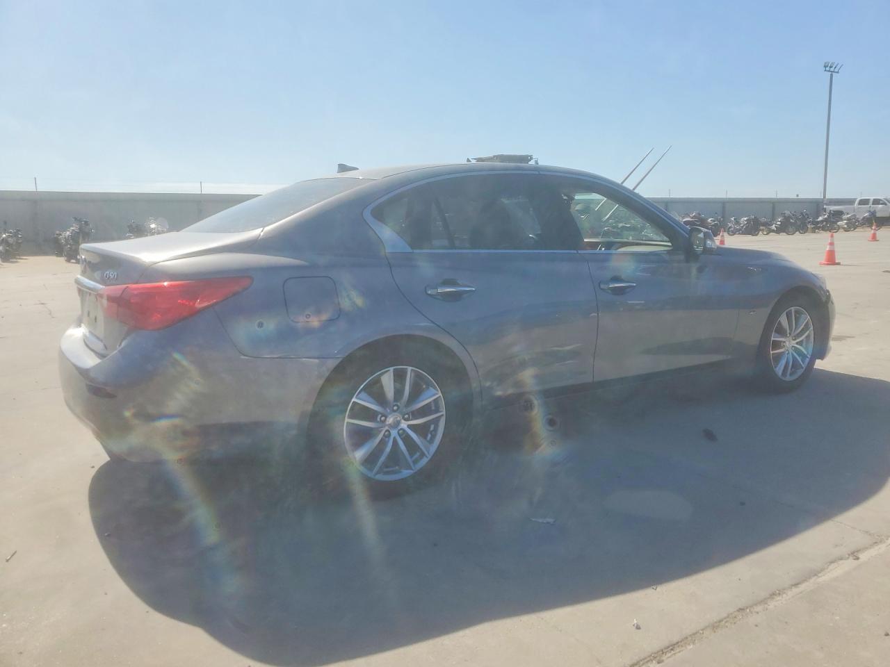 2014 Infiniti Q50 Premium Gray vin: JN1BV7AP5EM683198