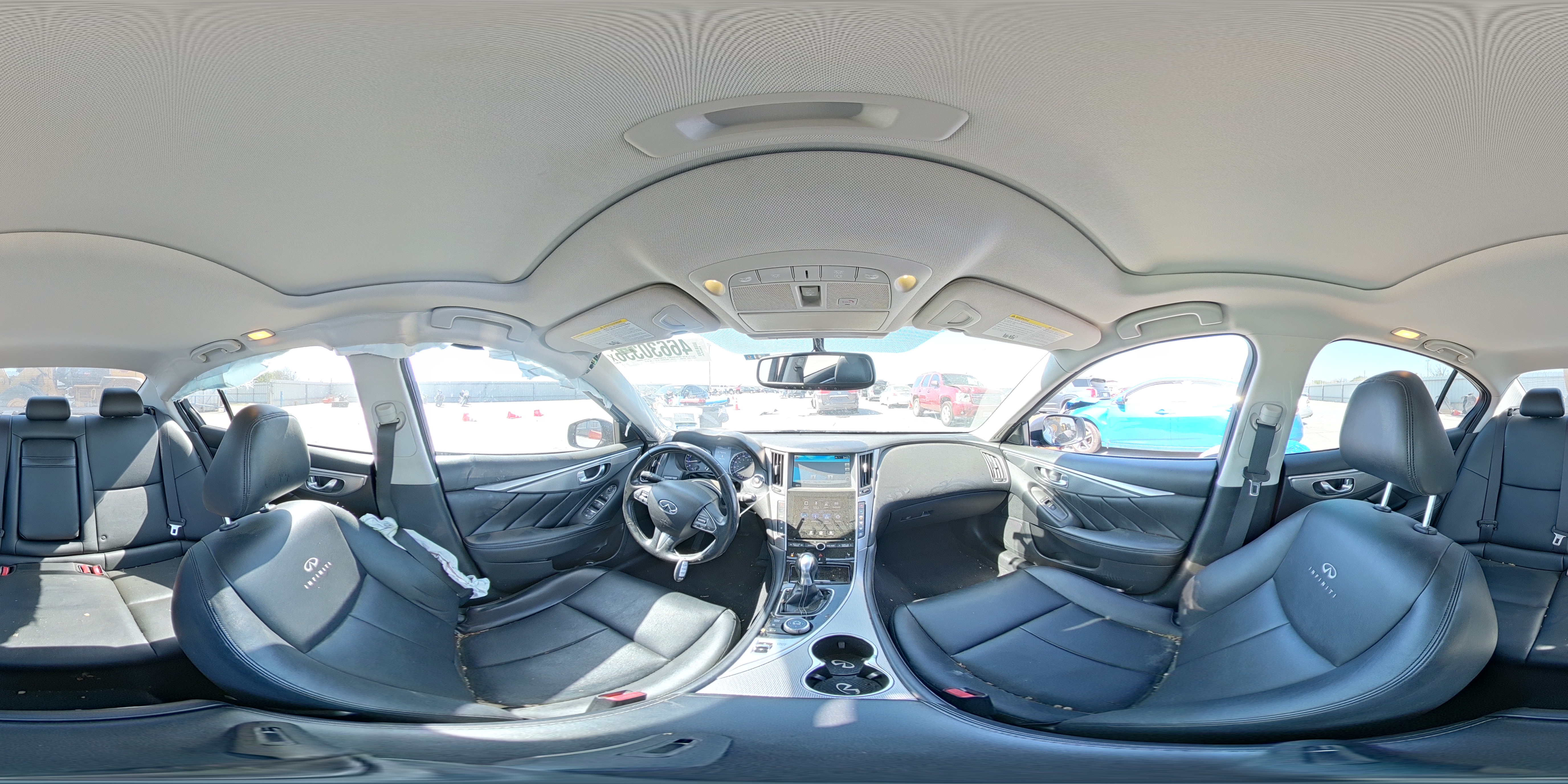 2014 Infiniti Q50 Premium Gray vin: JN1BV7AP5EM683198