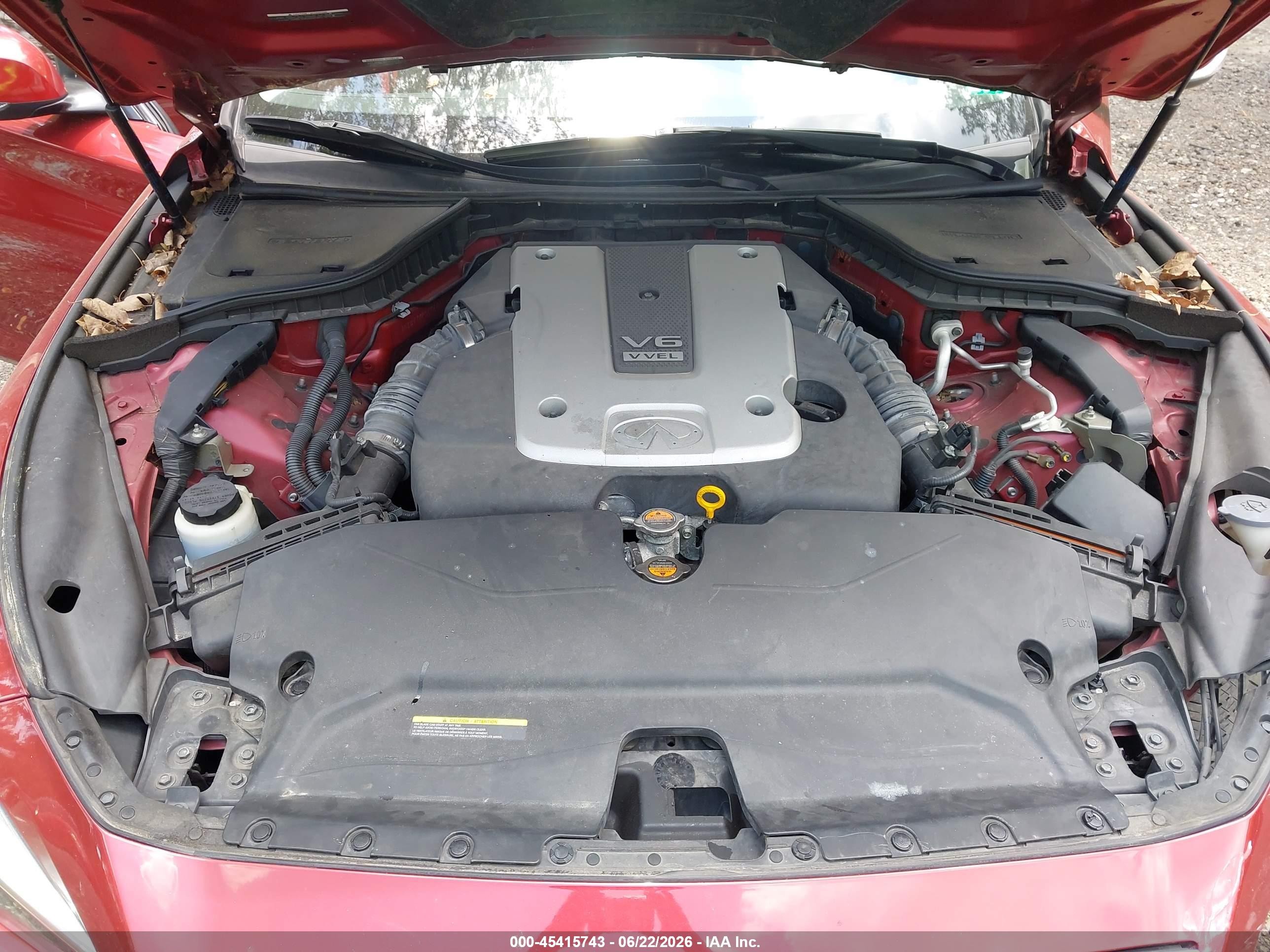 2014 Infiniti Q50   Красный vin: JN1BV7AP5EM683203