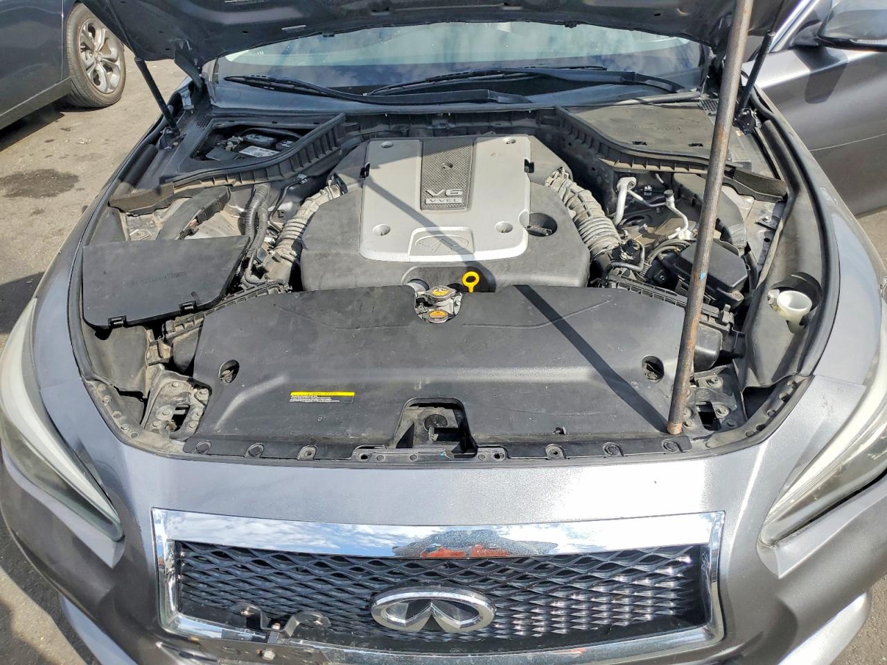 2014 Infiniti Q50 Premium Угольный vin: JN1BV7AP5EM685579