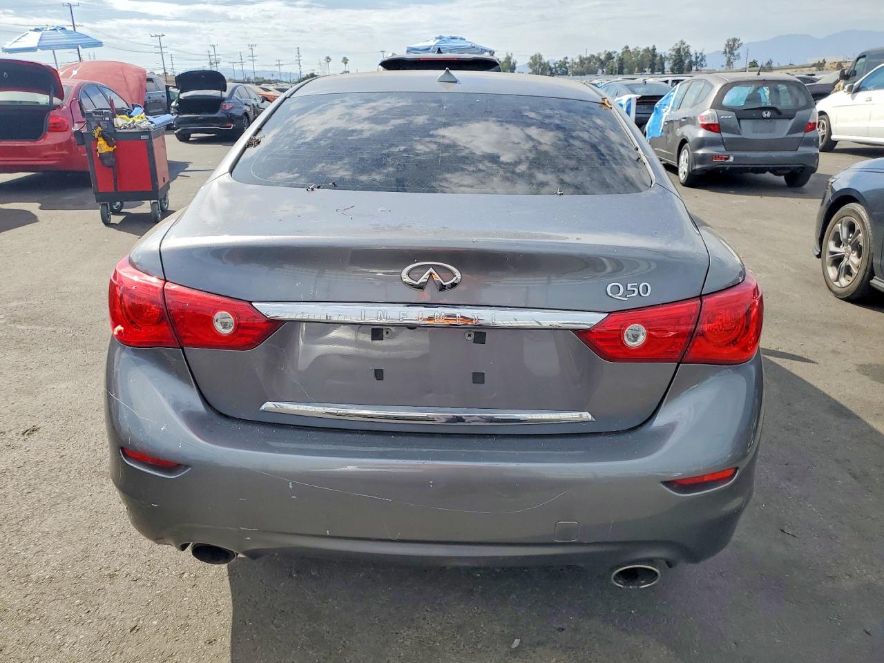 2014 Infiniti Q50 Premium Угольный vin: JN1BV7AP5EM685579