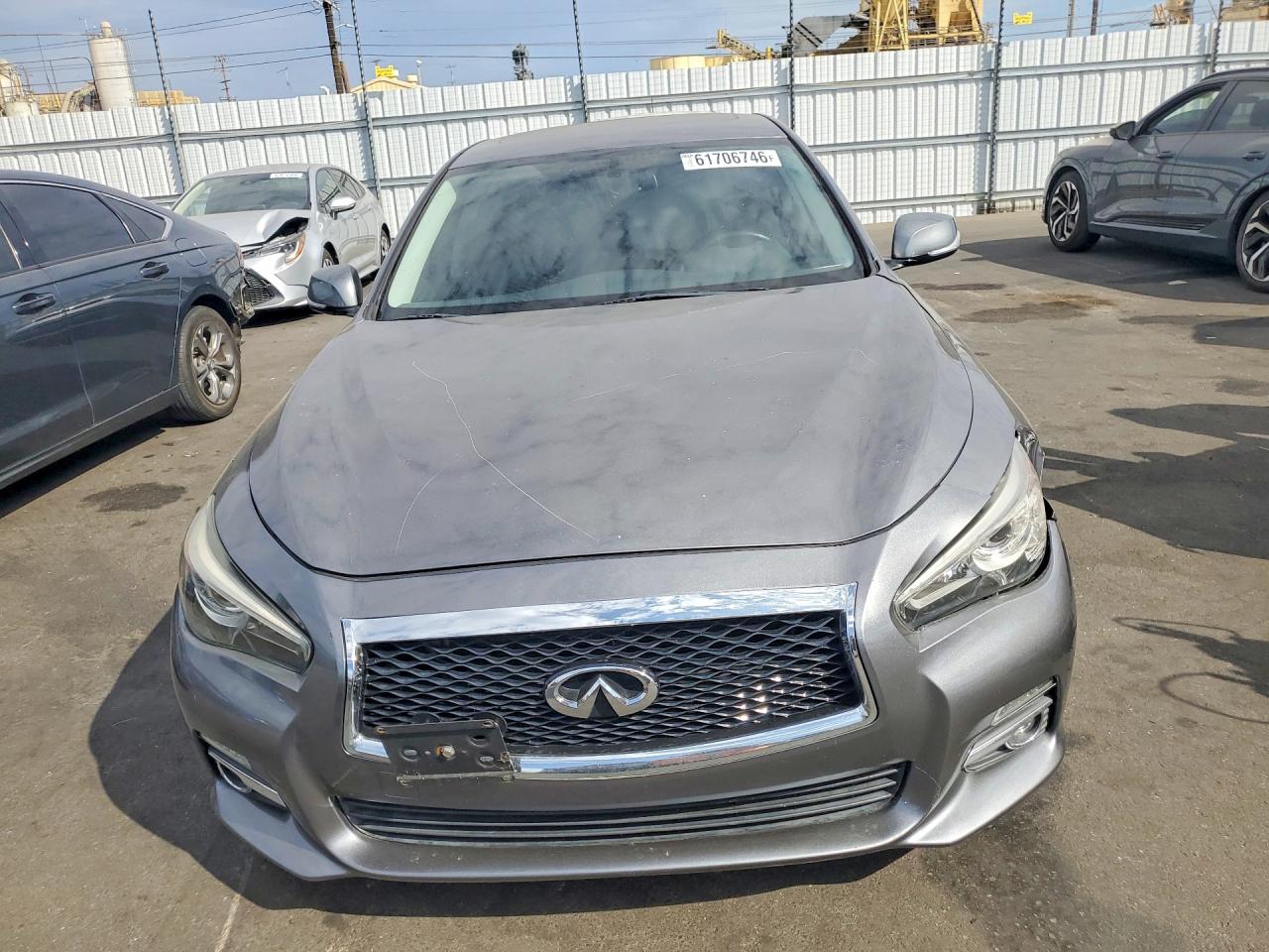 2014 Infiniti Q50 Premium Угольный vin: JN1BV7AP5EM685579