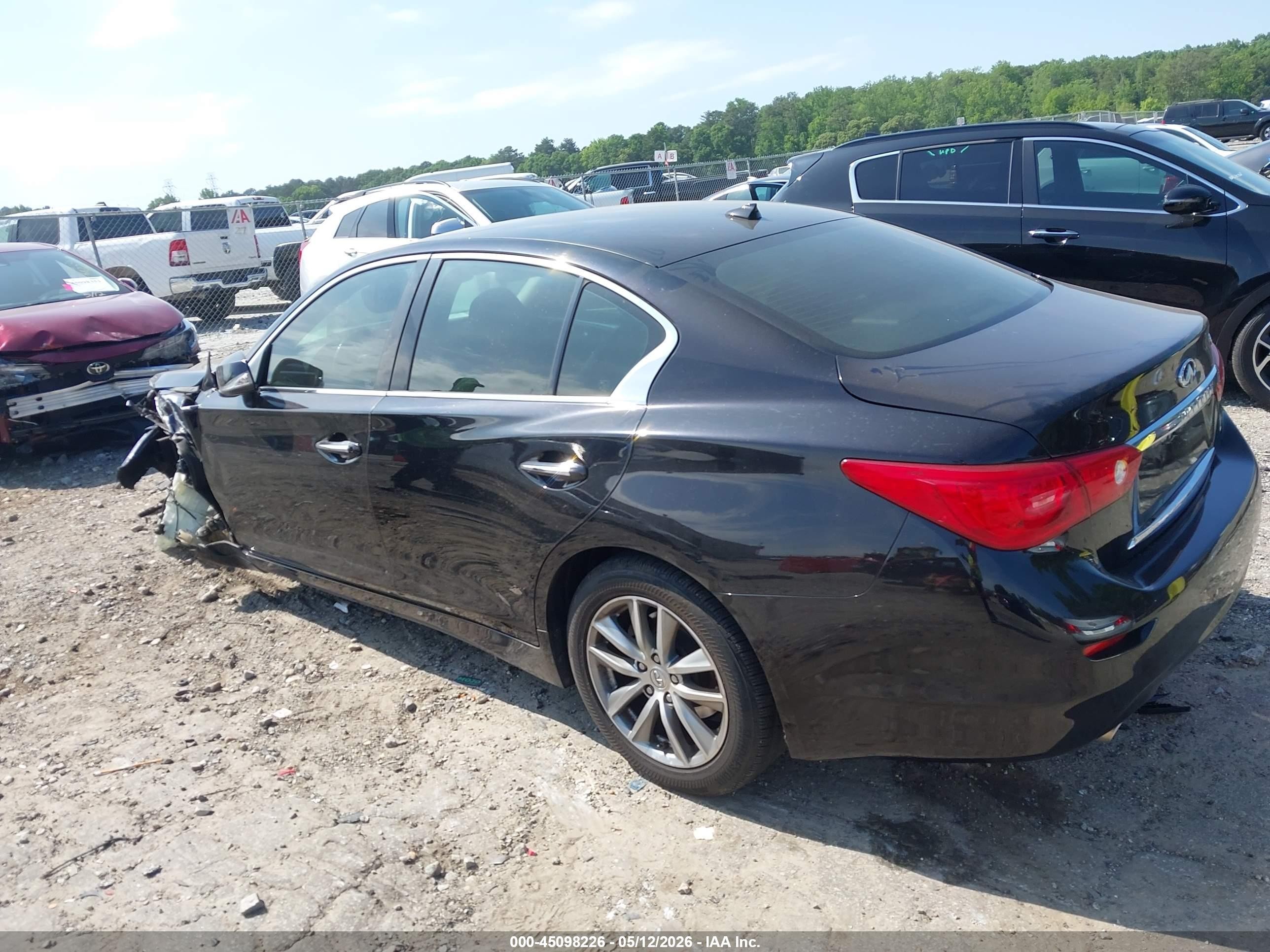 2014 Infiniti Q50 Premium Black vin: JN1BV7AP5EM691205
