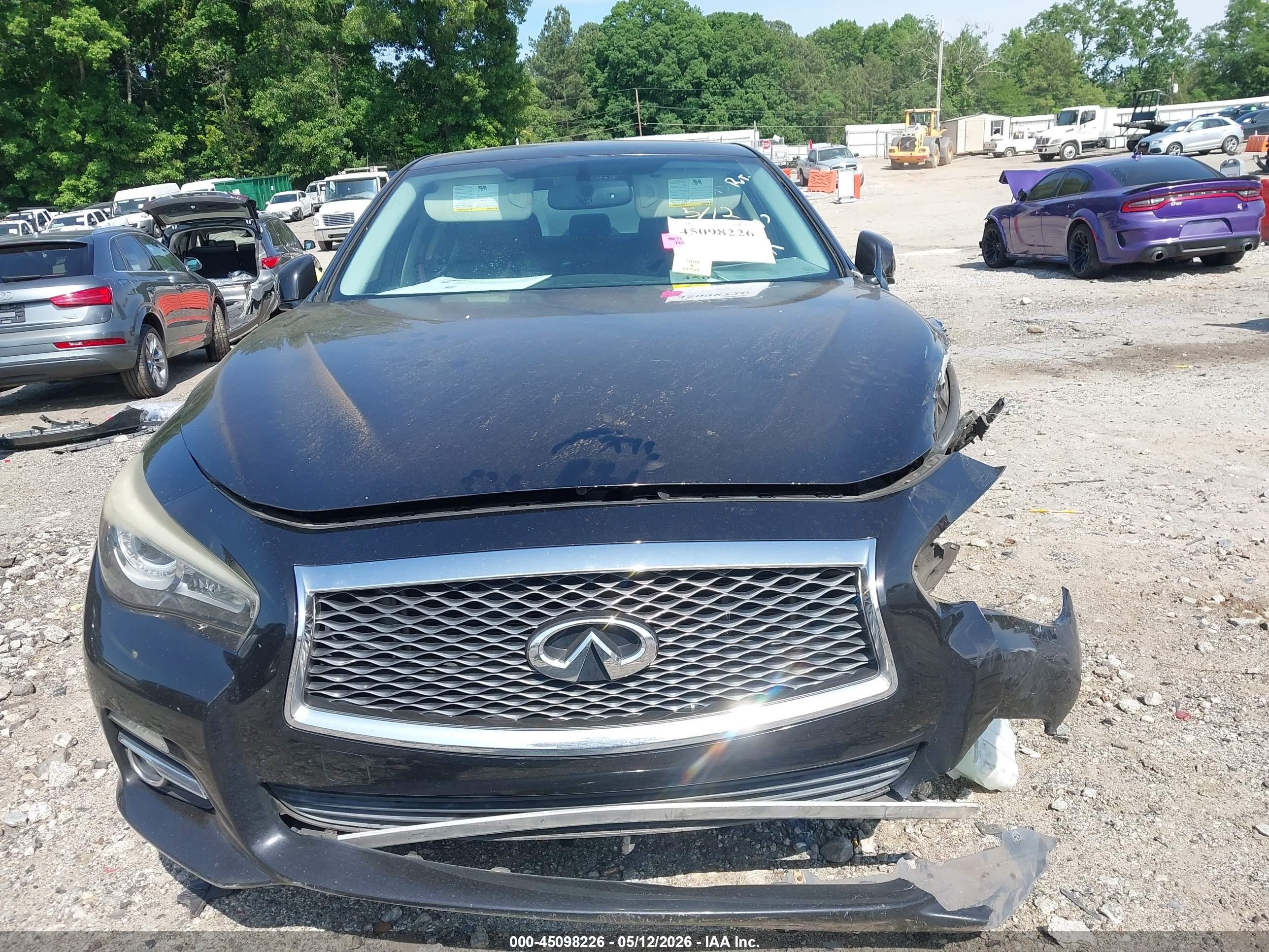 2014 Infiniti Q50 Premium Black vin: JN1BV7AP5EM691205