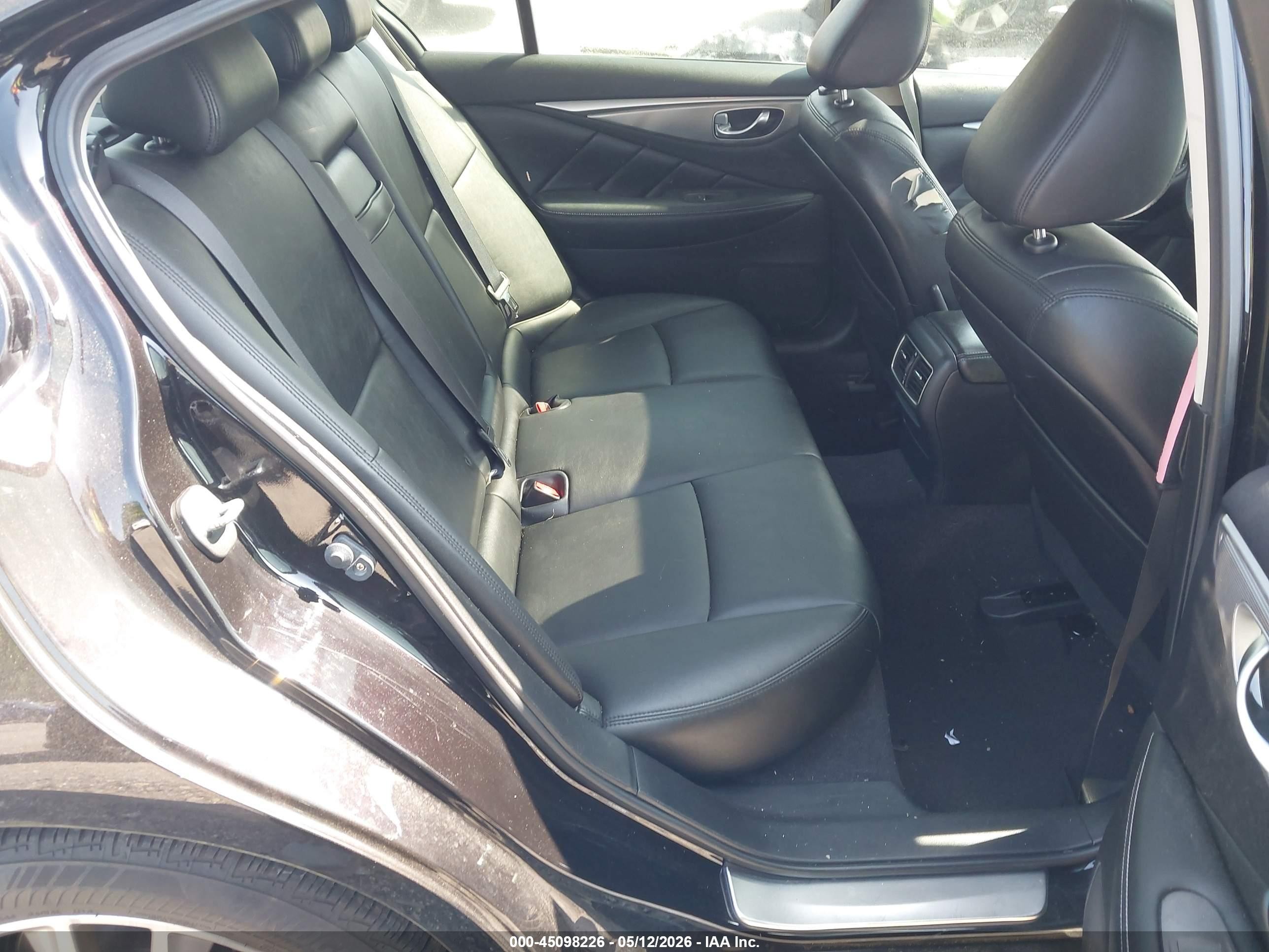 2014 Infiniti Q50 Premium Black vin: JN1BV7AP5EM691205