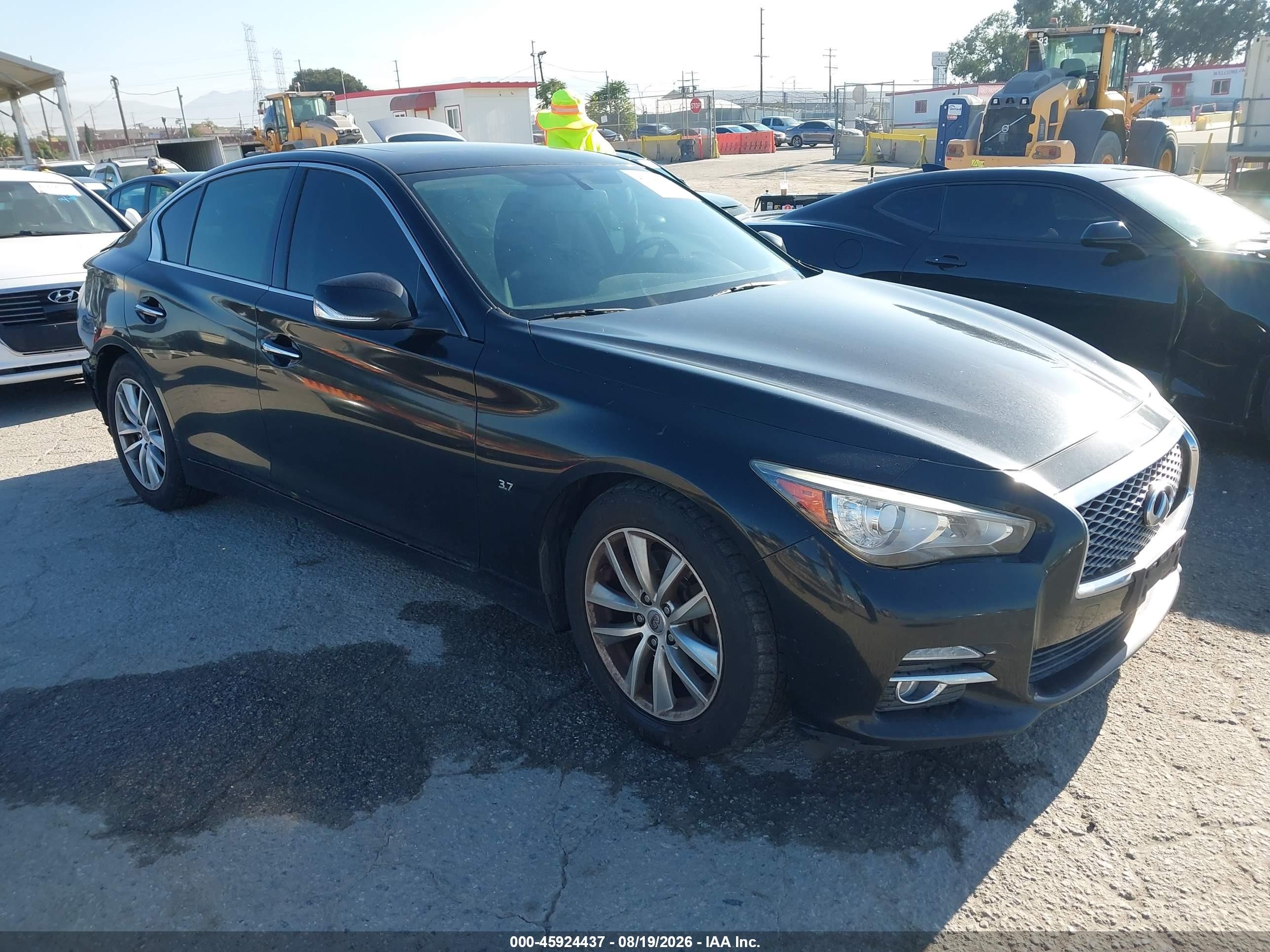 2015 Infiniti Q50 Premium/sport Black vin: JN1BV7AP5FM330042
