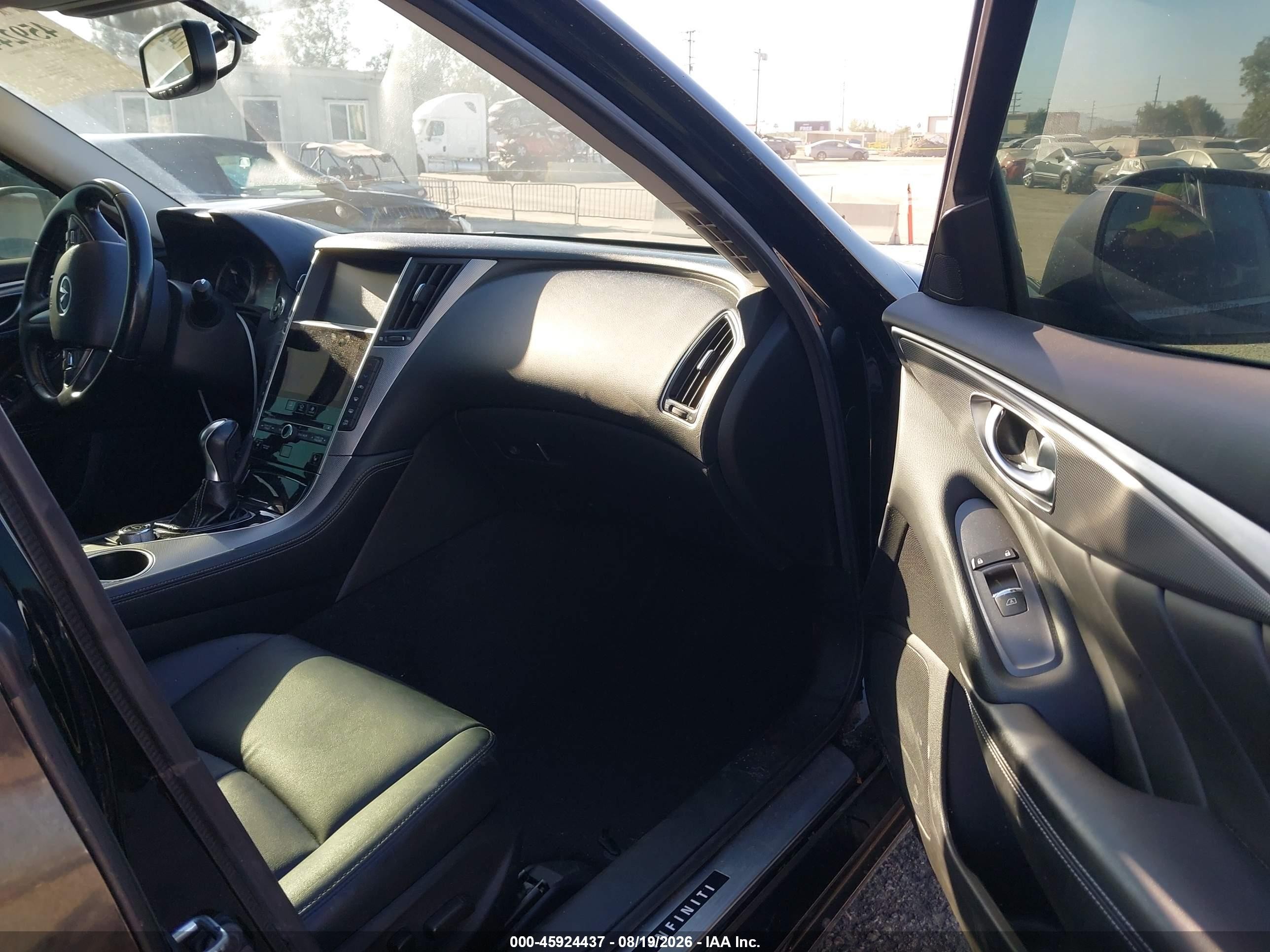 2015 Infiniti Q50 Premium/sport Black vin: JN1BV7AP5FM330042