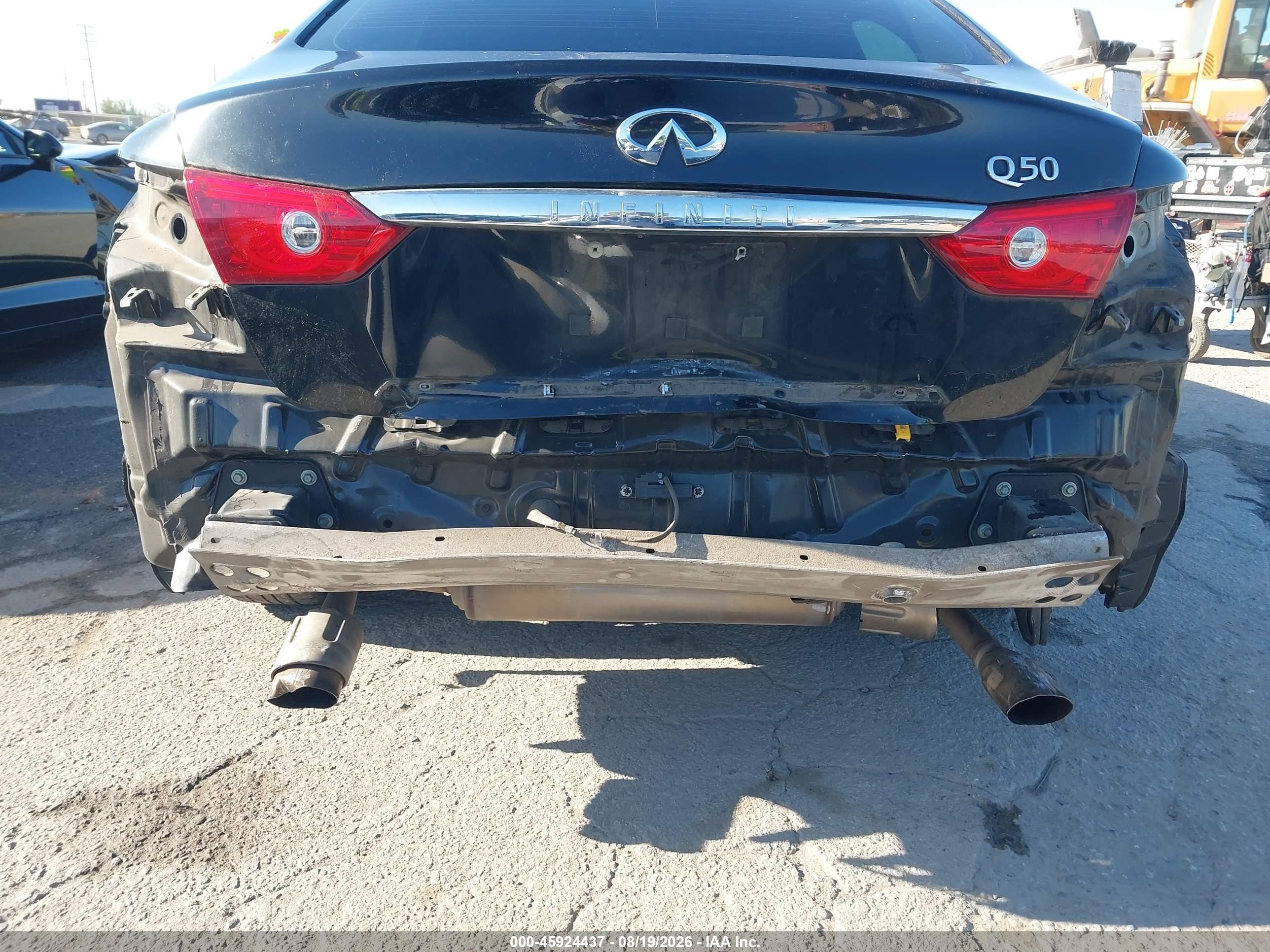 2015 Infiniti Q50 Premium/sport Black vin: JN1BV7AP5FM330042