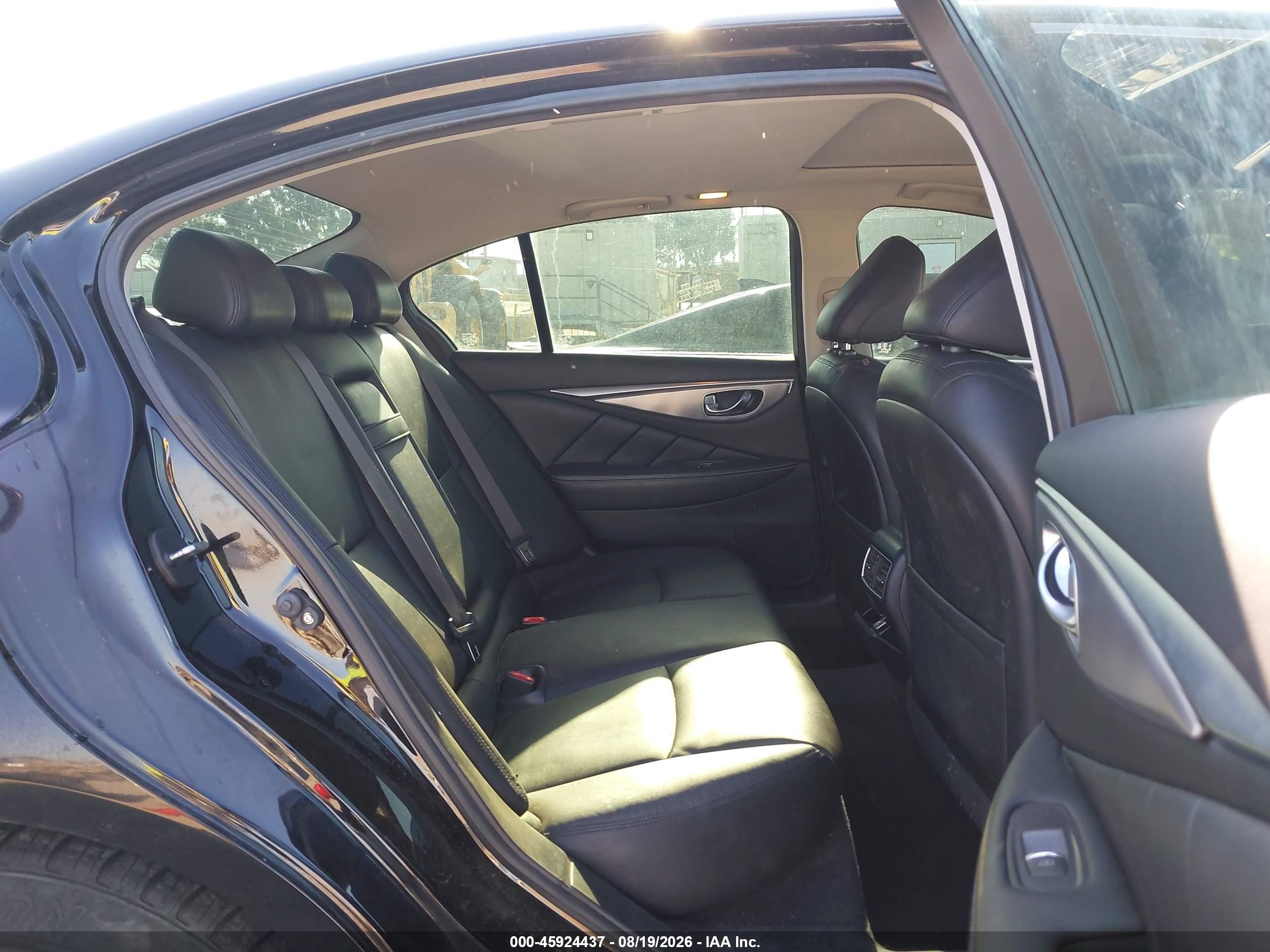 2015 Infiniti Q50 Premium/sport Black vin: JN1BV7AP5FM330042