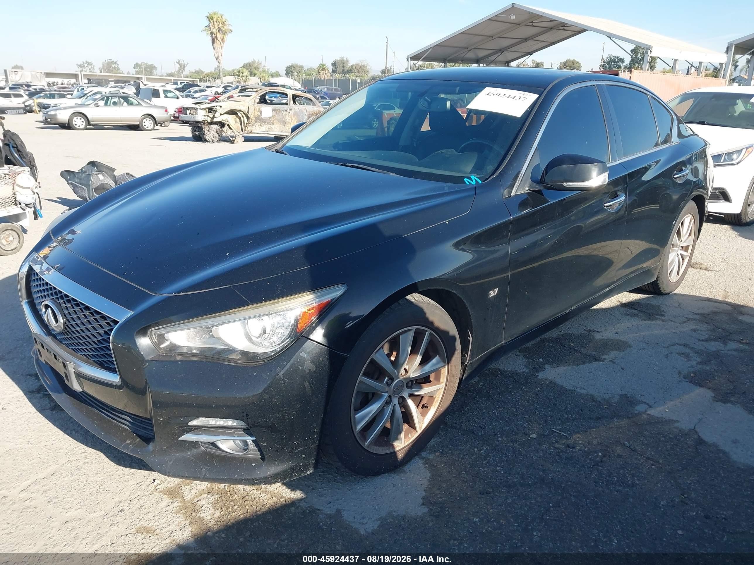 2015 Infiniti Q50 Premium/sport Black vin: JN1BV7AP5FM330042