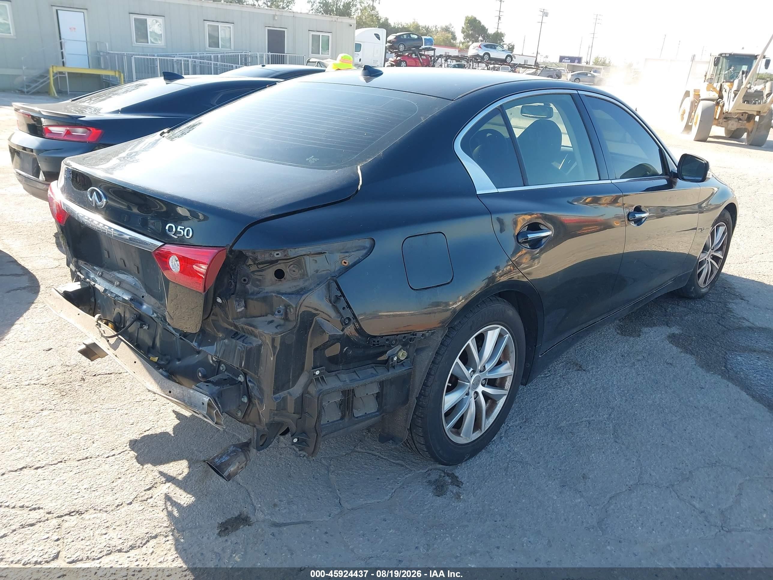 2015 Infiniti Q50 Premium/sport Black vin: JN1BV7AP5FM330042