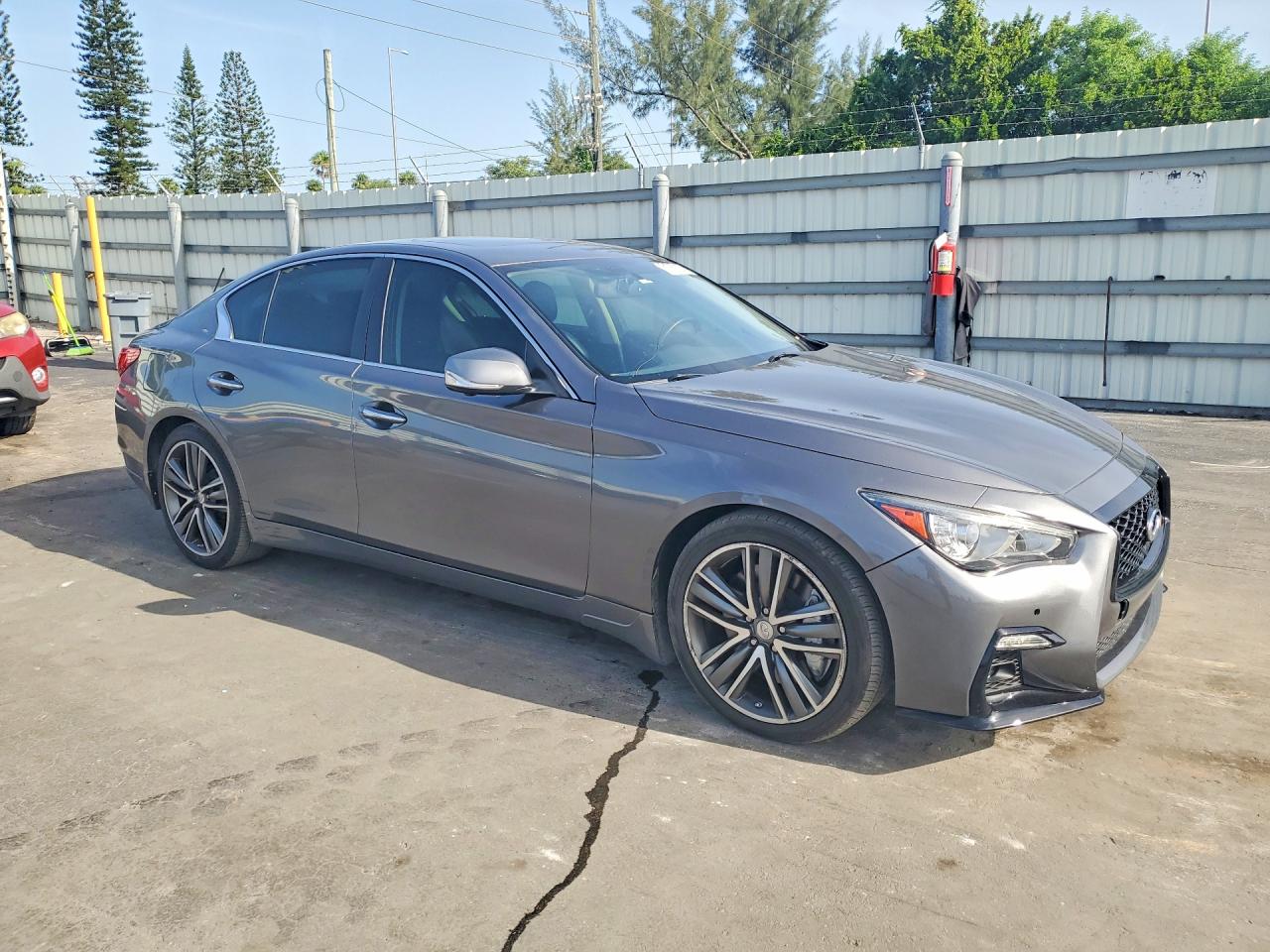 2015 Infiniti Q50 Sport Серый vin: JN1BV7AP5FM332860