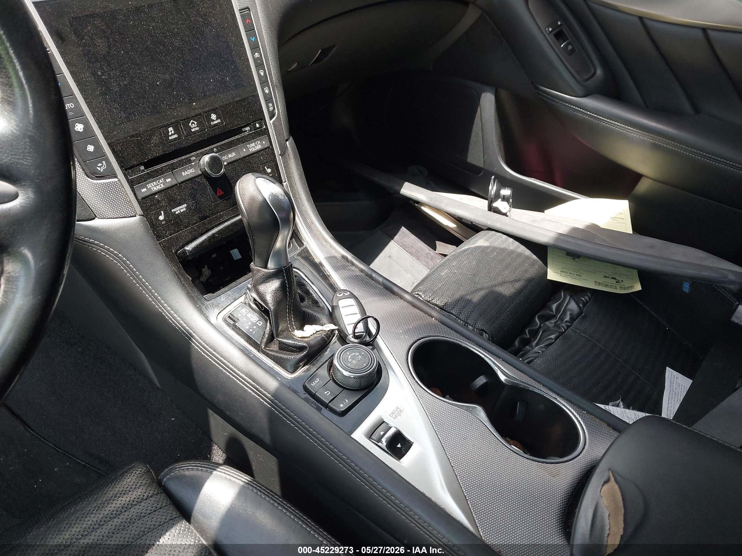 2015 Infiniti Q50 Sport Серый vin: JN1BV7AP5FM333524
