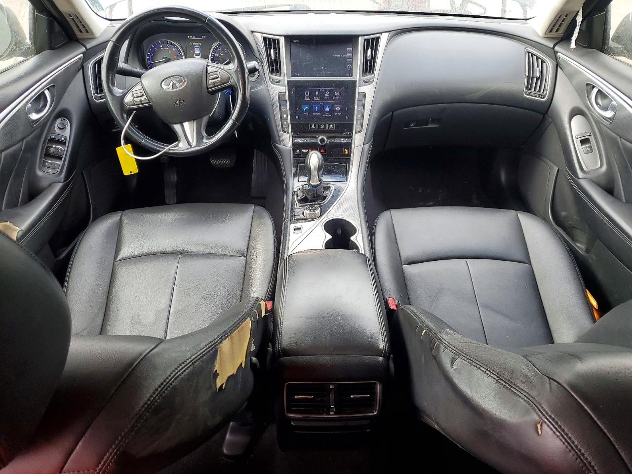 2015 Infiniti Q50 Premium Black vin: JN1BV7AP5FM344457