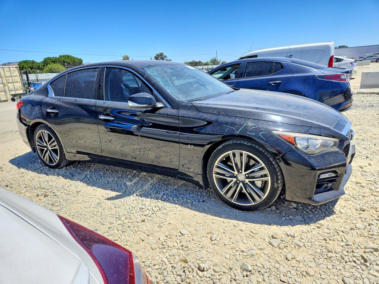 2015 Infiniti Q50 Sport Black vin: JN1BV7AP5FM347360