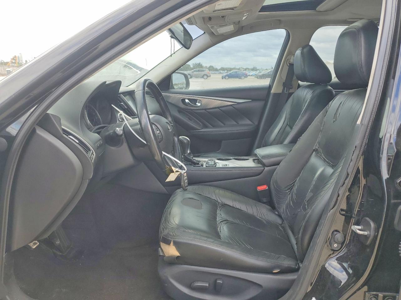 2015 Infiniti Q50 Base Black vin: JN1BV7AP5FM353868