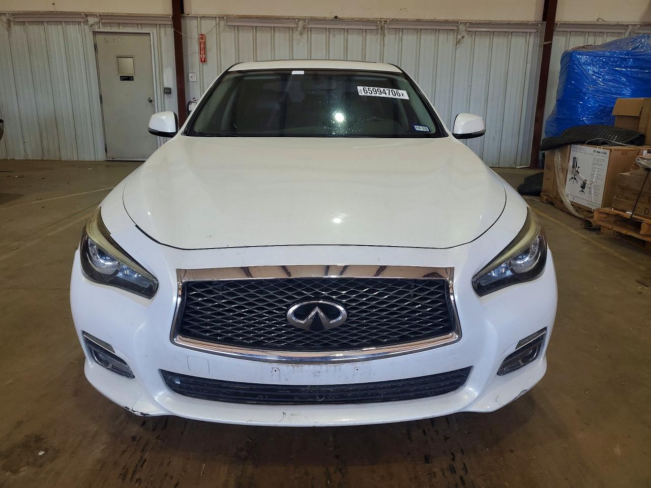 2015 Infiniti Q50 Base White vin: JN1BV7AP5FM356219
