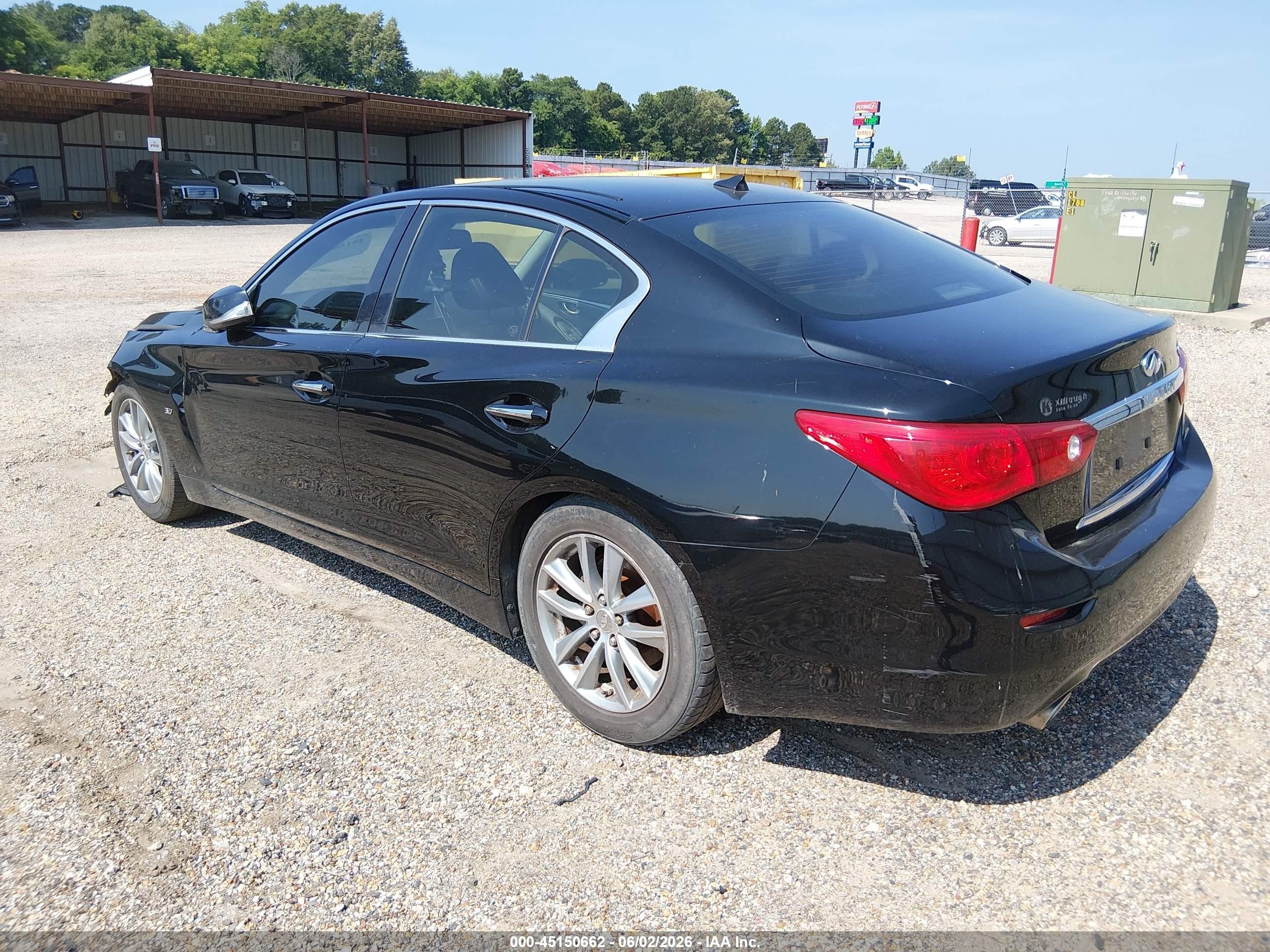 2014 Infiniti Q50 Premium Black vin: JN1BV7AP6EM676566