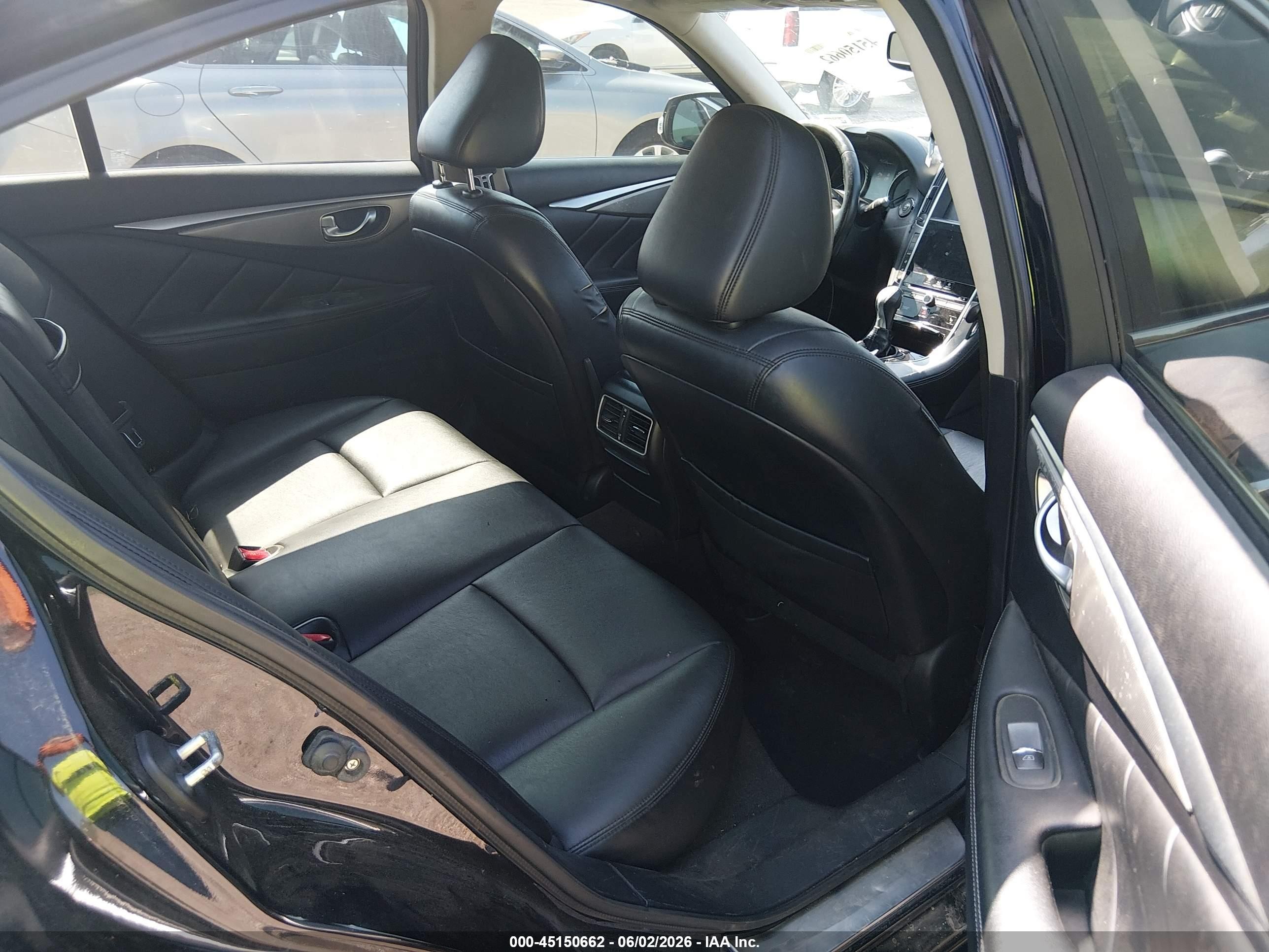 2014 Infiniti Q50 Premium Black vin: JN1BV7AP6EM676566