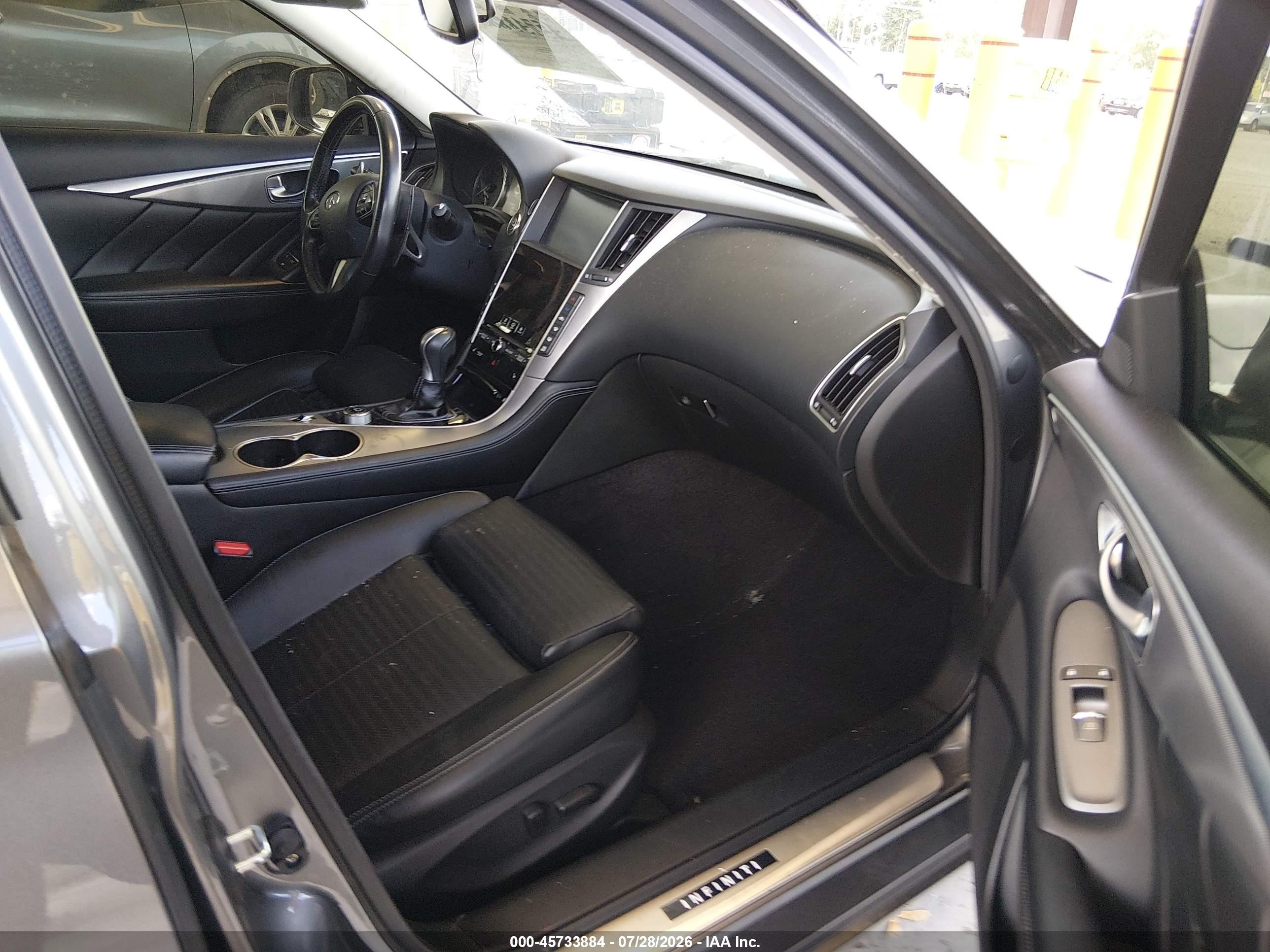 2014 Infiniti Q50 Sport Серый vin: JN1BV7AP6EM676860