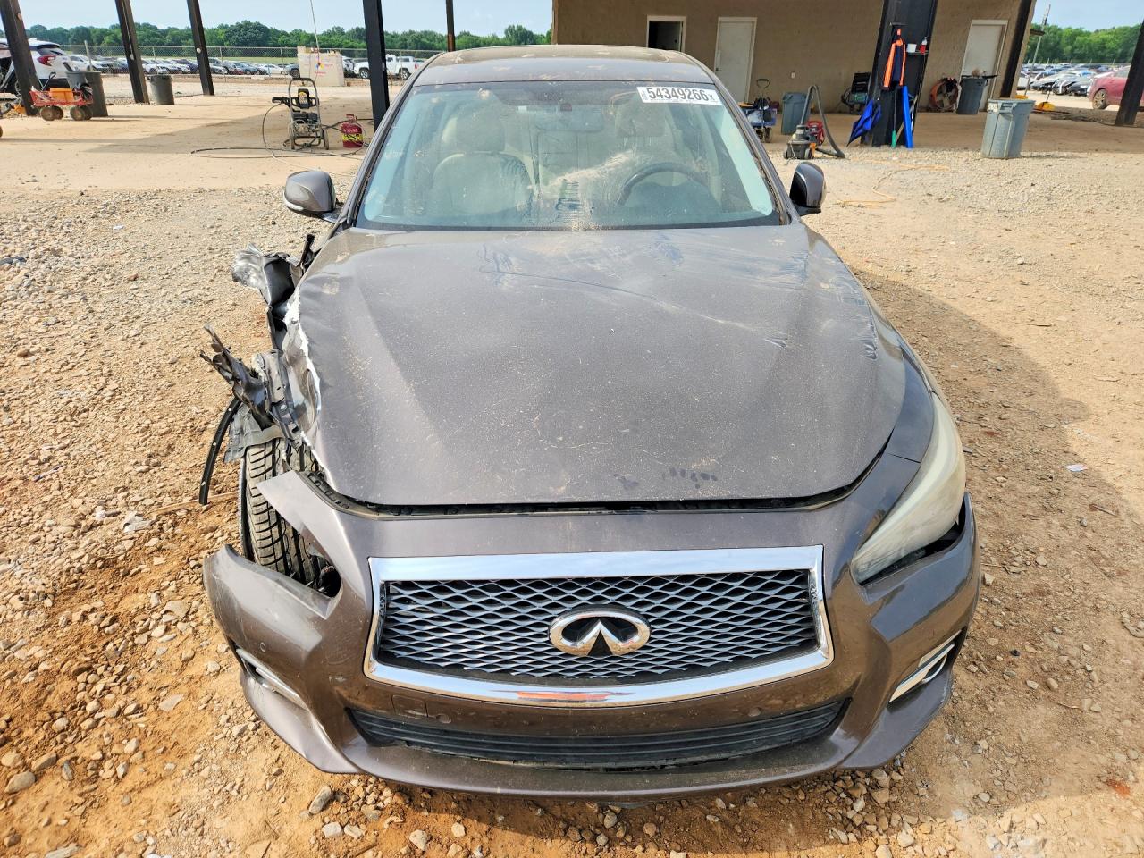 2014 Infiniti Q50 Premium Brown vin: JN1BV7AP6EM682481