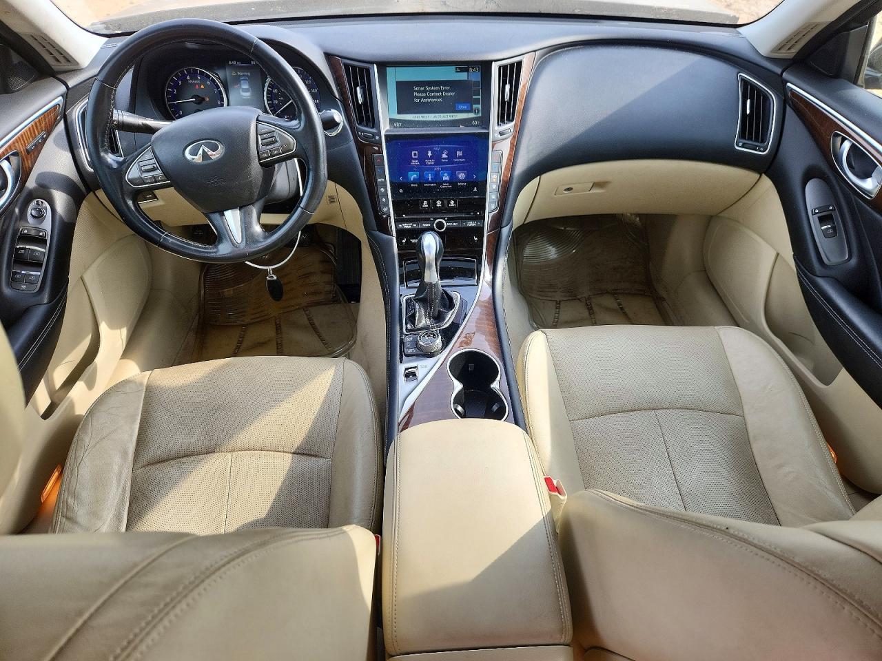 2014 Infiniti Q50 Premium Brown vin: JN1BV7AP6EM682481