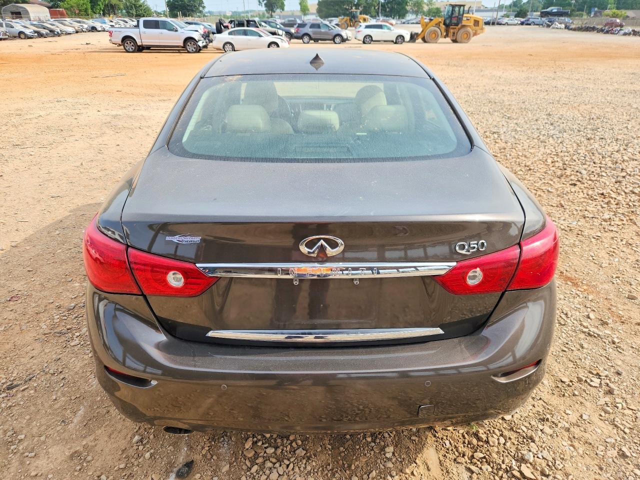 2014 Infiniti Q50 Premium Brown vin: JN1BV7AP6EM682481