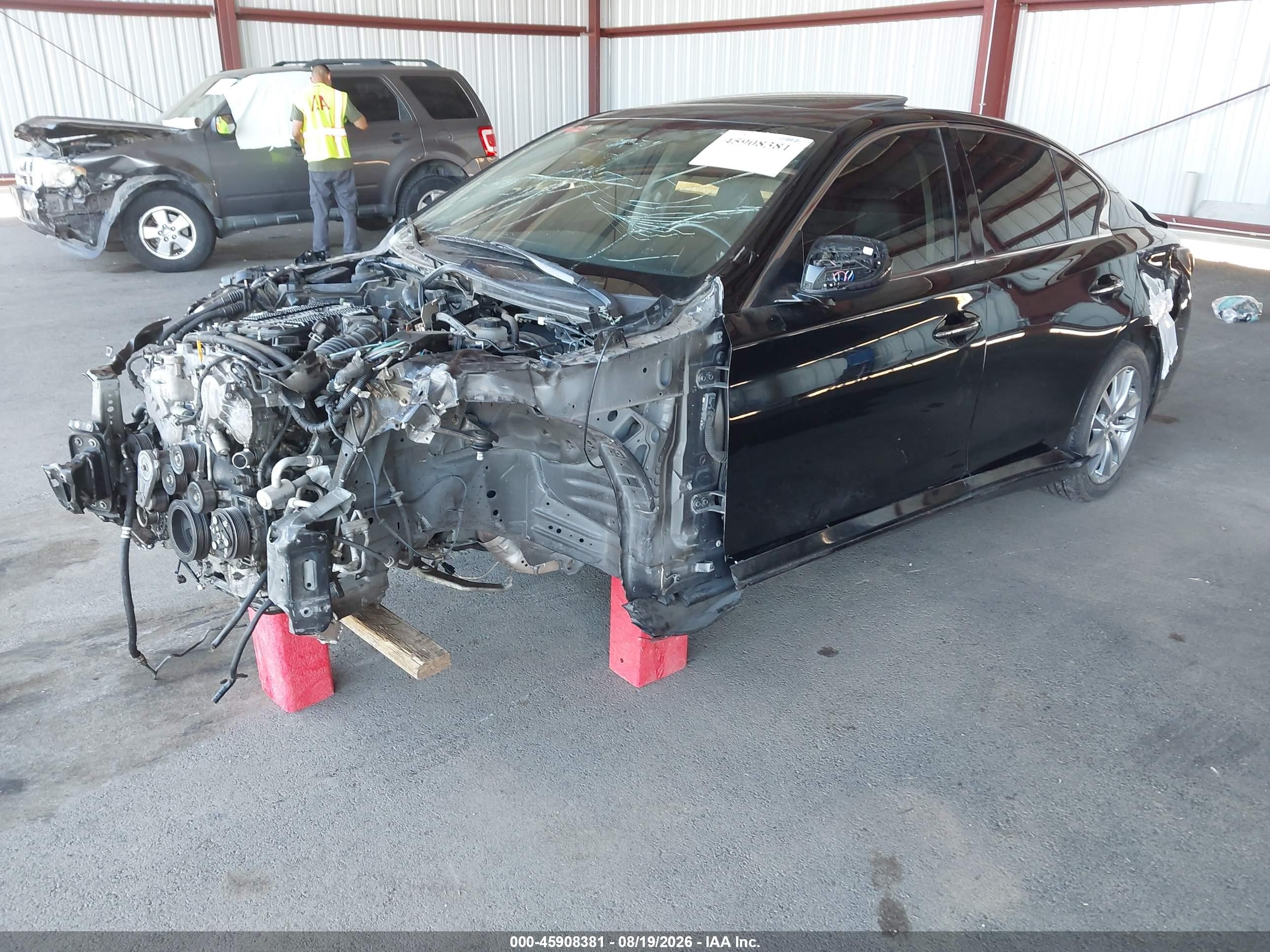 2015 Infiniti Q50 Premium/sport Black vin: JN1BV7AP6FM336822