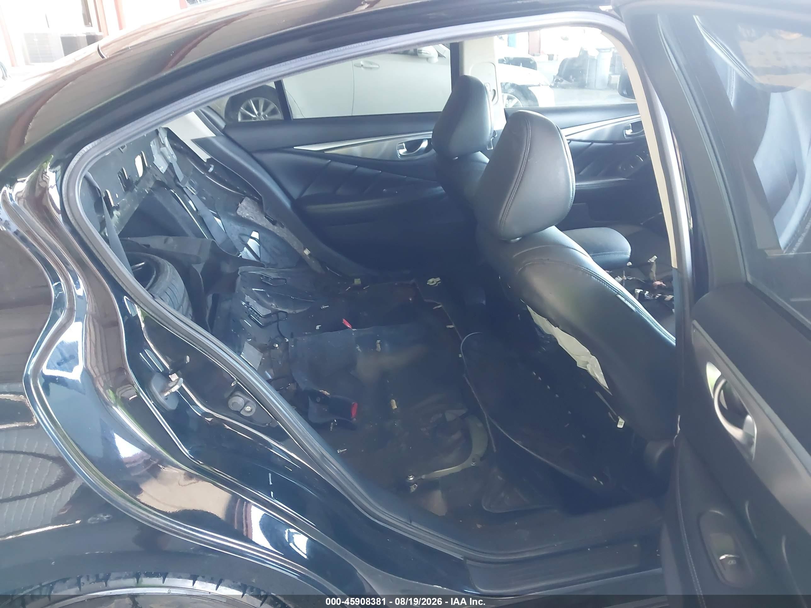 2015 Infiniti Q50 Premium/sport Black vin: JN1BV7AP6FM336822