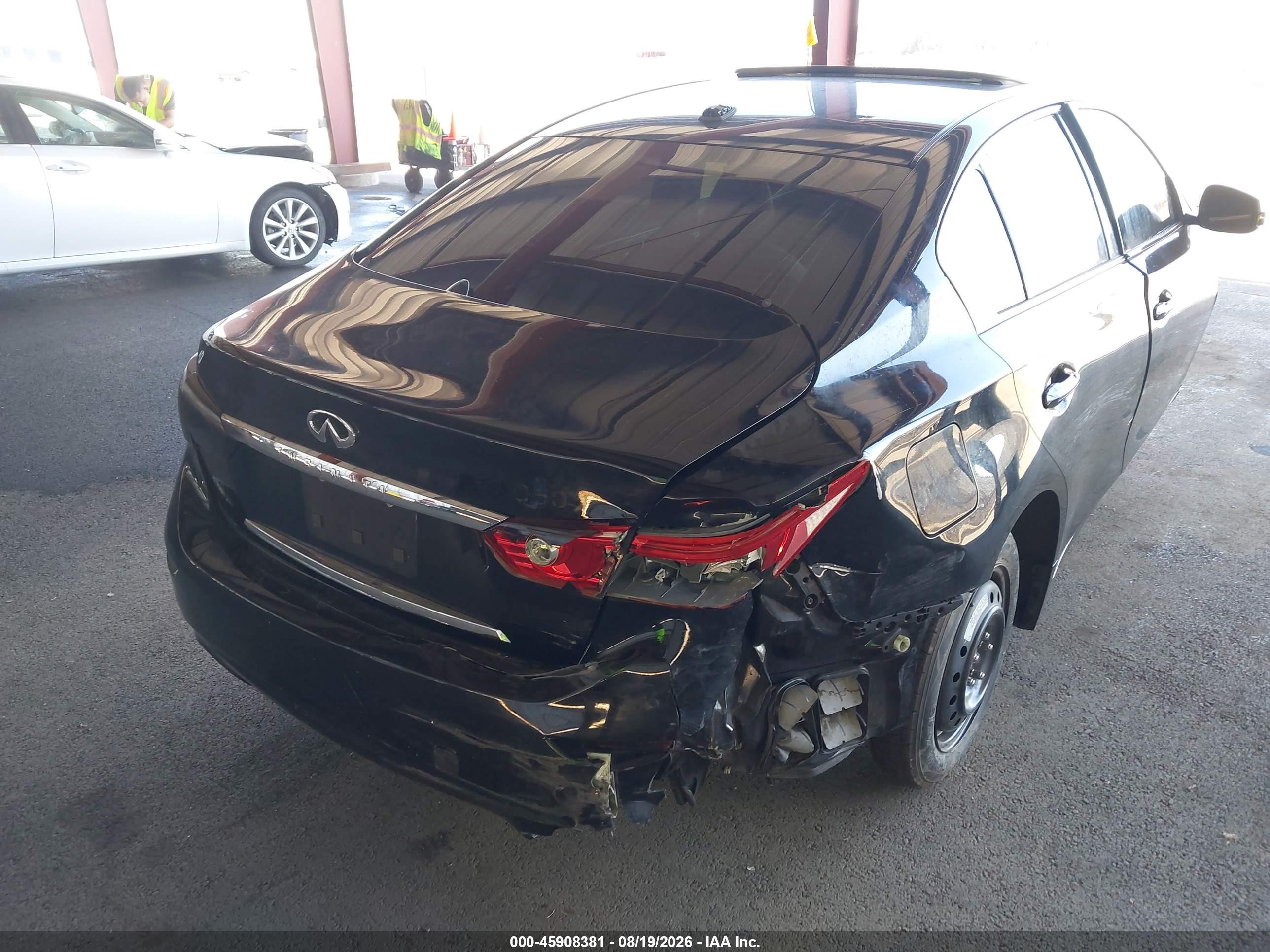 2015 Infiniti Q50 Premium/sport Black vin: JN1BV7AP6FM336822