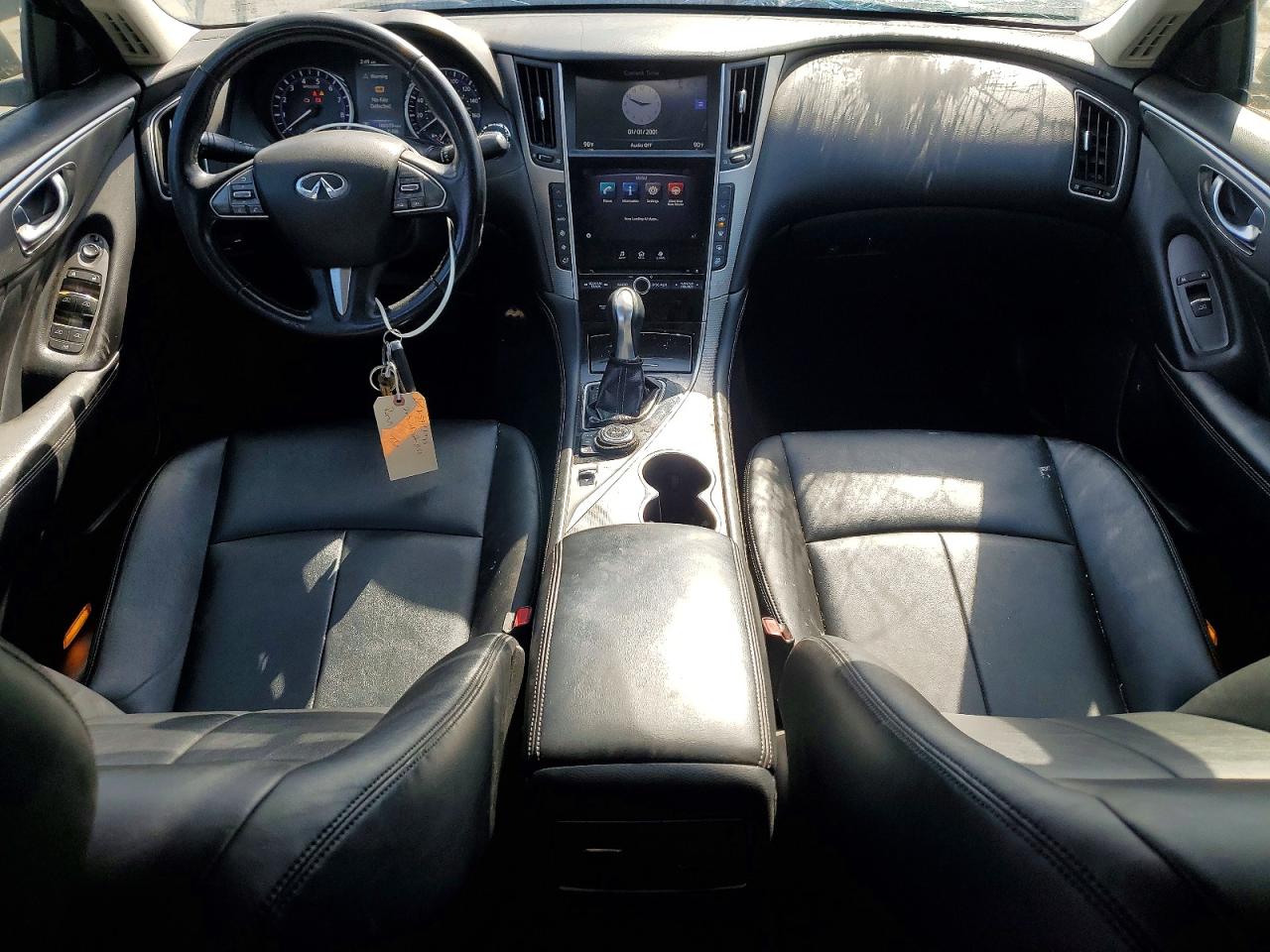 2015 Infiniti Q50 Base Silver vin: JN1BV7AP6FM337162