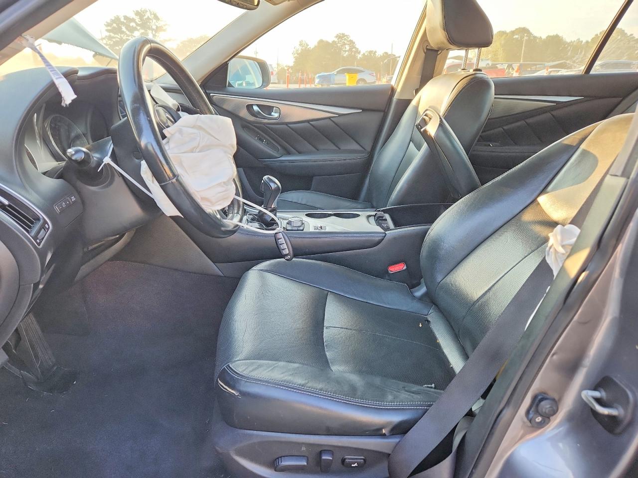 2015 Infiniti Q50 Premium Gray vin: JN1BV7AP6FM338179