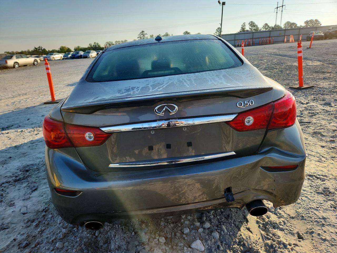 2015 Infiniti Q50 Premium Gray vin: JN1BV7AP6FM338179