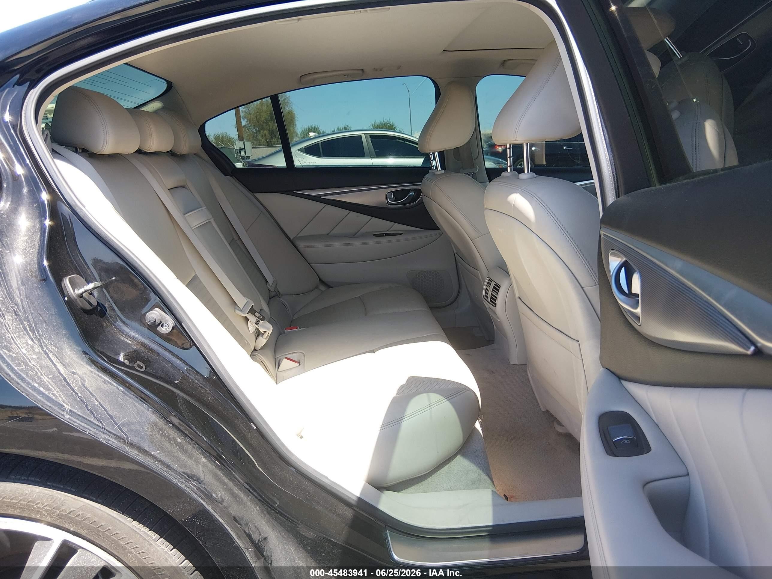 2015 Infiniti Q50 Sport Black vin: JN1BV7AP6FM348372
