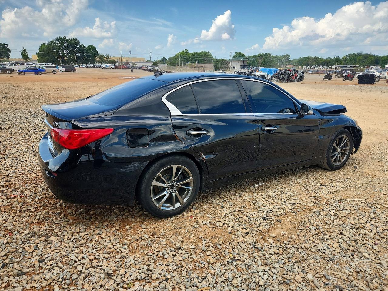 2015 Infiniti Q50 Base Black vin: JN1BV7AP6FM356326