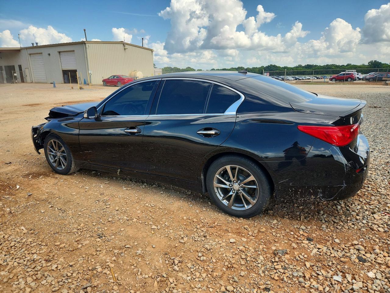 2015 Infiniti Q50 Base Black vin: JN1BV7AP6FM356326