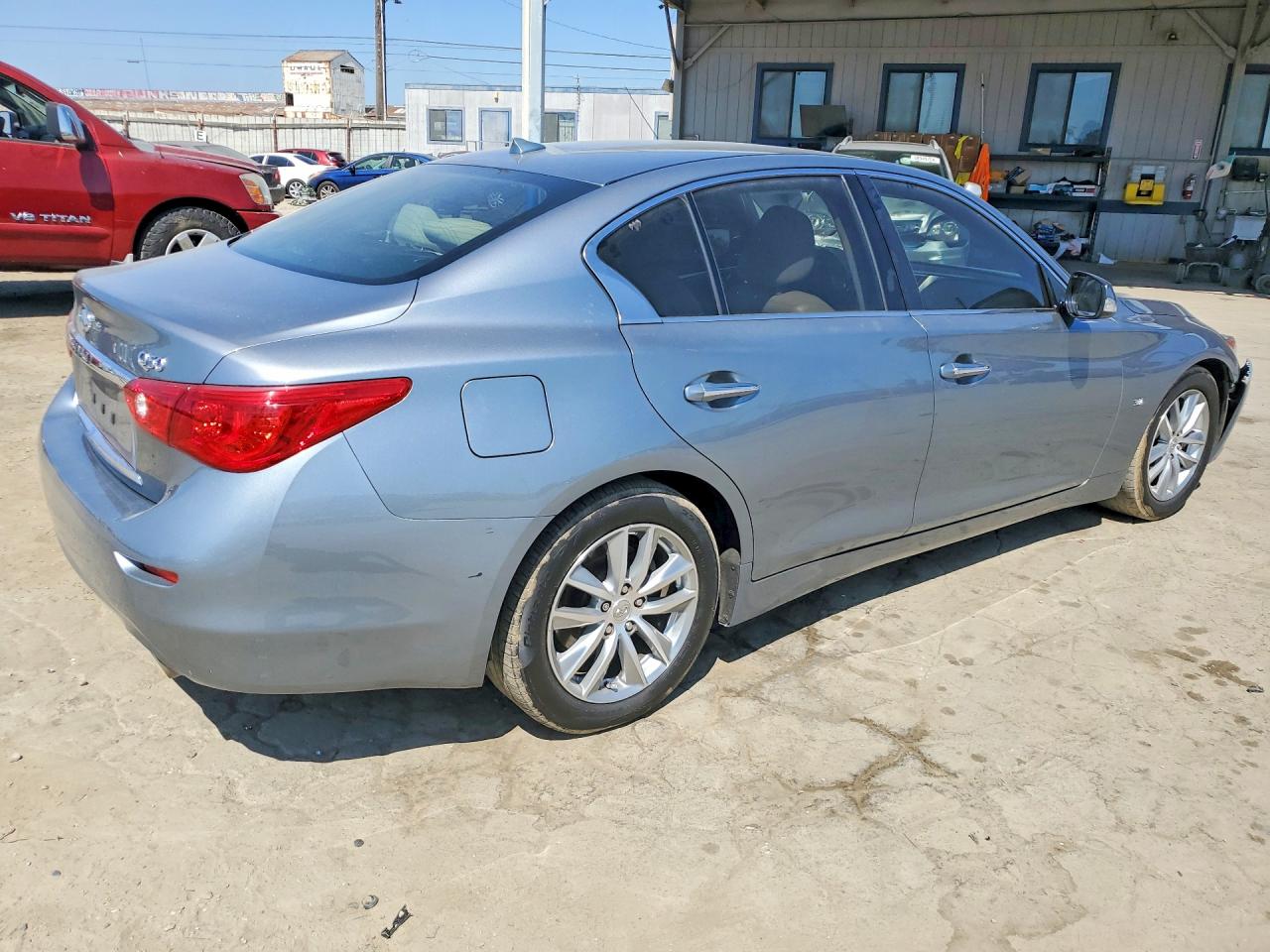 2015 Infiniti Q50 Premium Gray vin: JN1BV7AP6FM356441