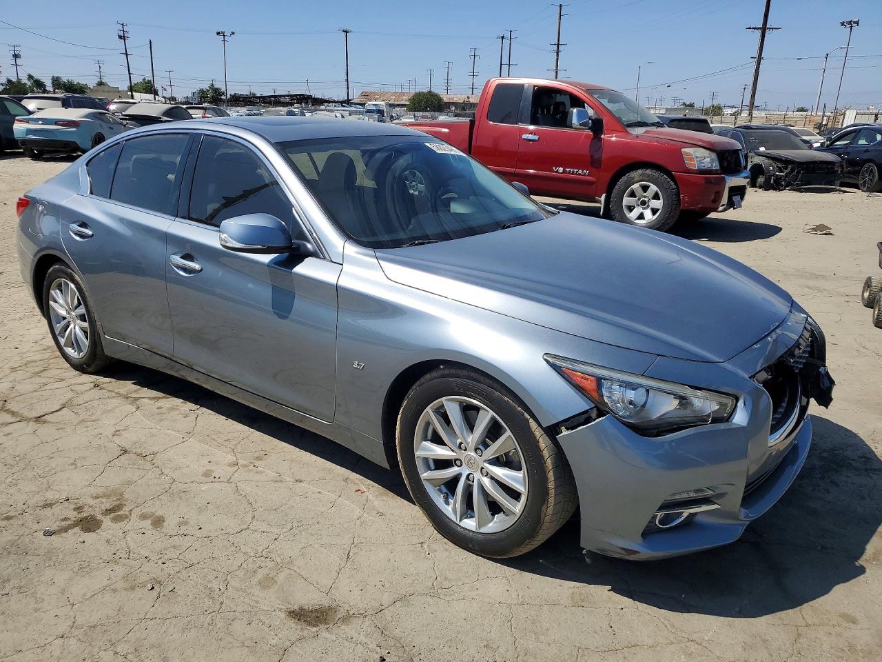 2015 Infiniti Q50 Premium Gray vin: JN1BV7AP6FM356441