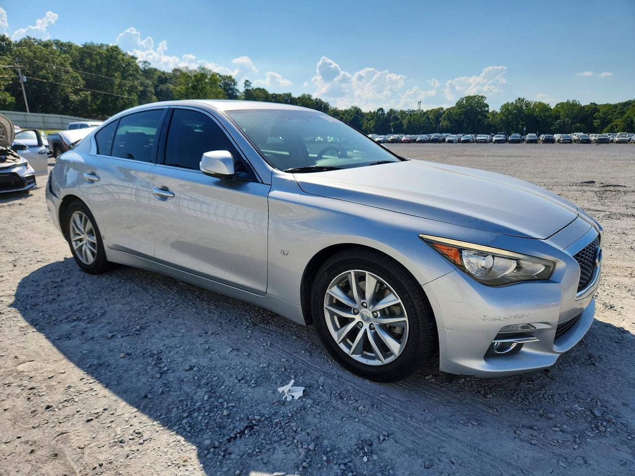 2015 Infiniti Q50 Premium Silver vin: JN1BV7AP6FM357573