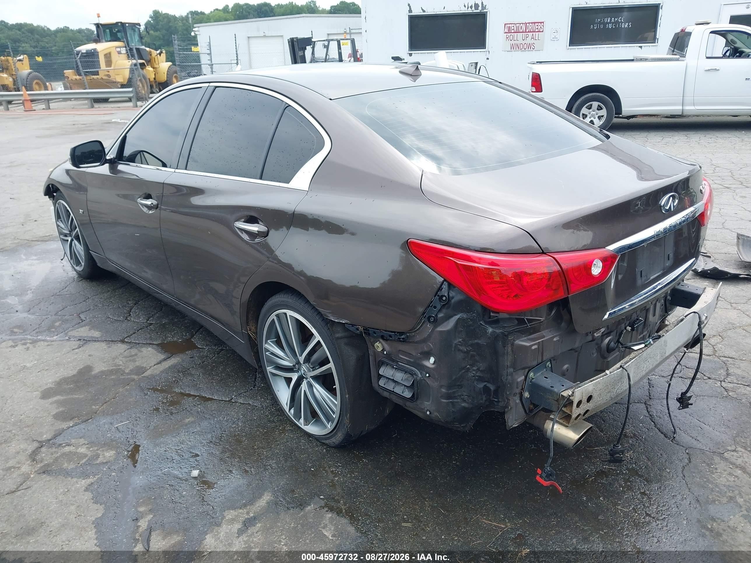 2014 Infiniti Q50 Sport Коричневый vin: JN1BV7AP7EM670727