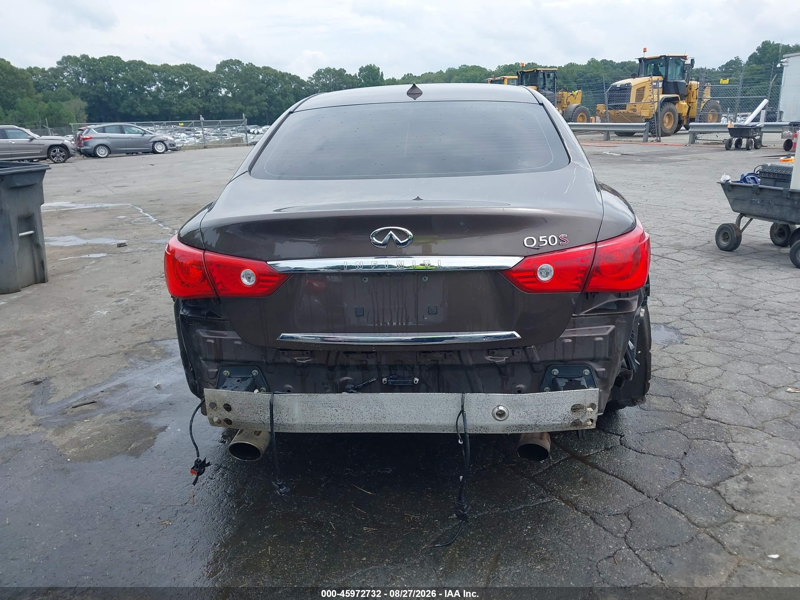 2014 Infiniti Q50 Sport Коричневый vin: JN1BV7AP7EM670727