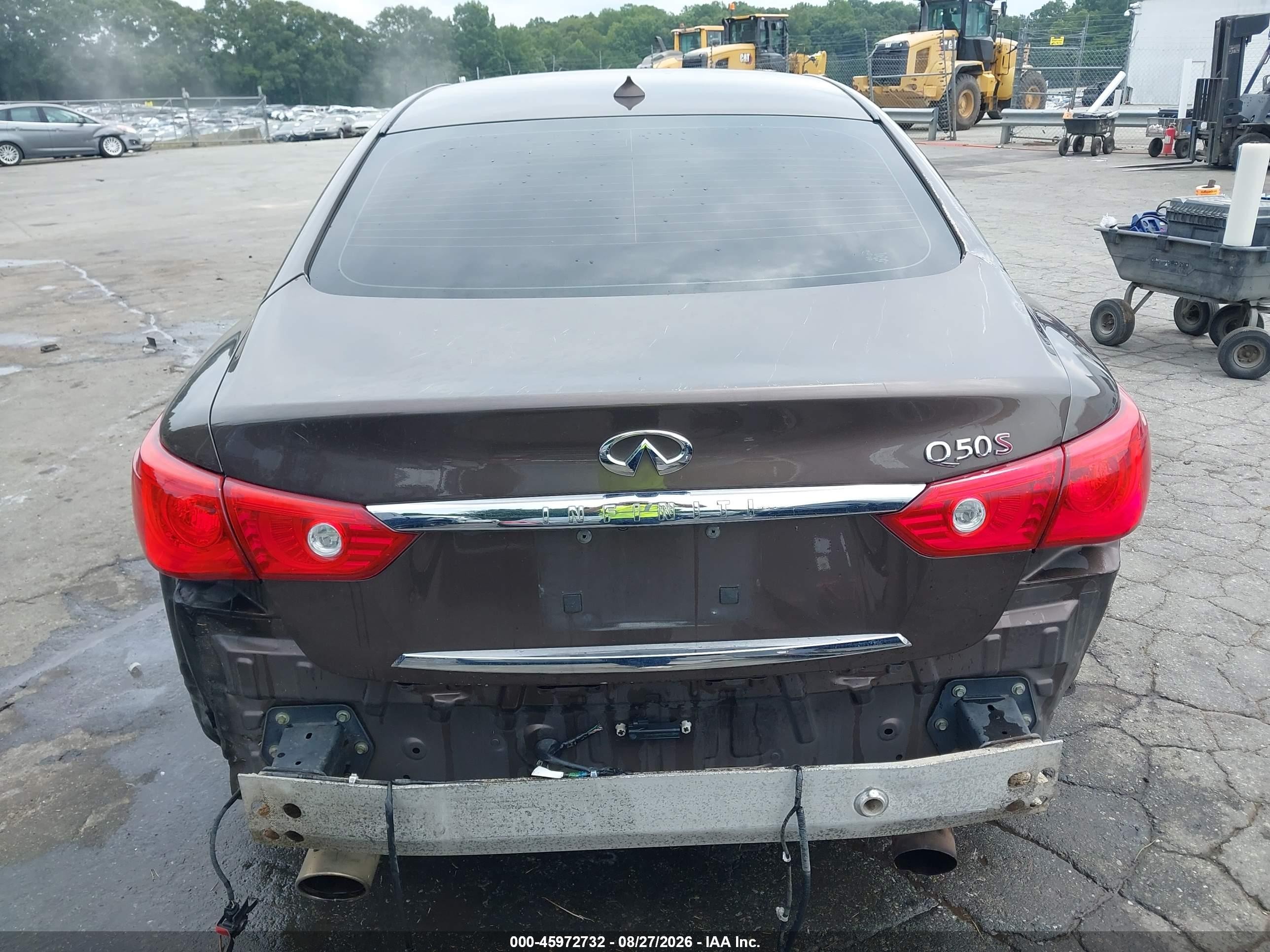 2014 Infiniti Q50 Sport Коричневый vin: JN1BV7AP7EM670727