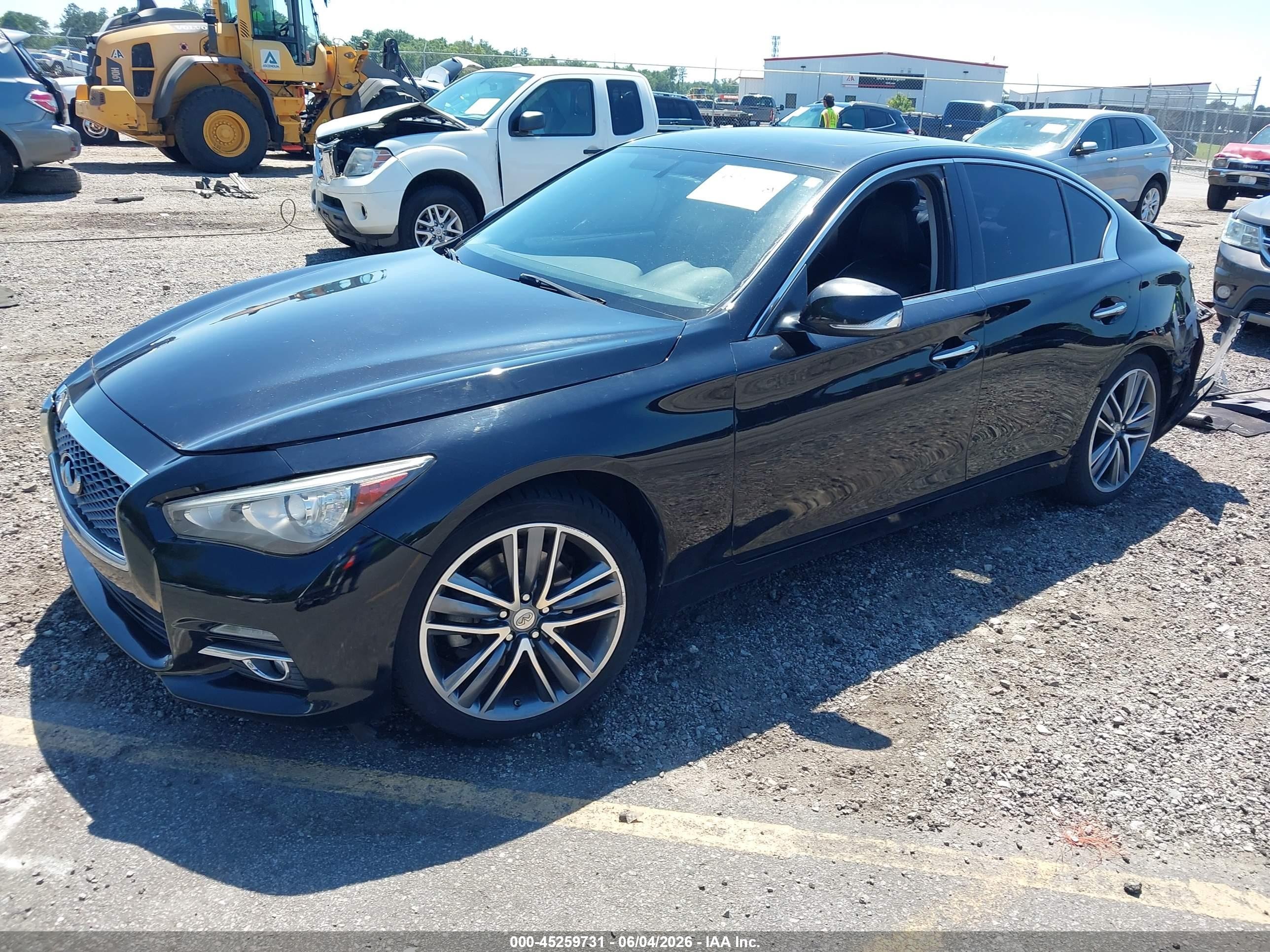 2014 Infiniti Q50 Premium Black vin: JN1BV7AP7EM673692