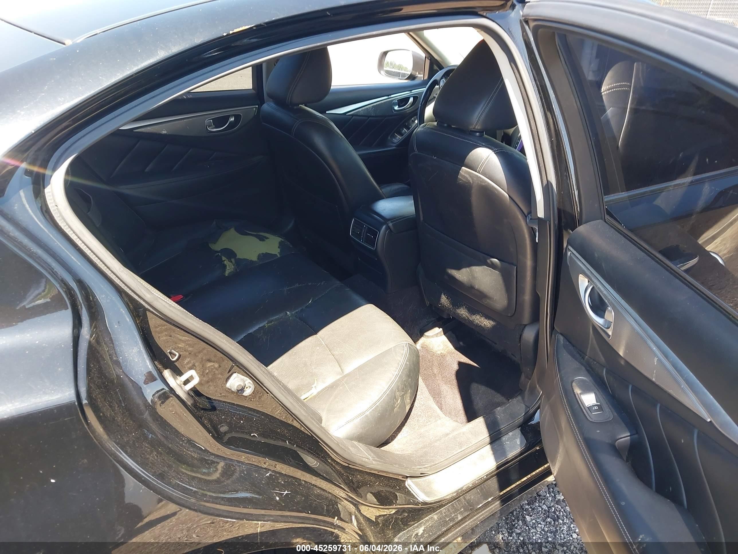 2014 Infiniti Q50 Premium Black vin: JN1BV7AP7EM673692