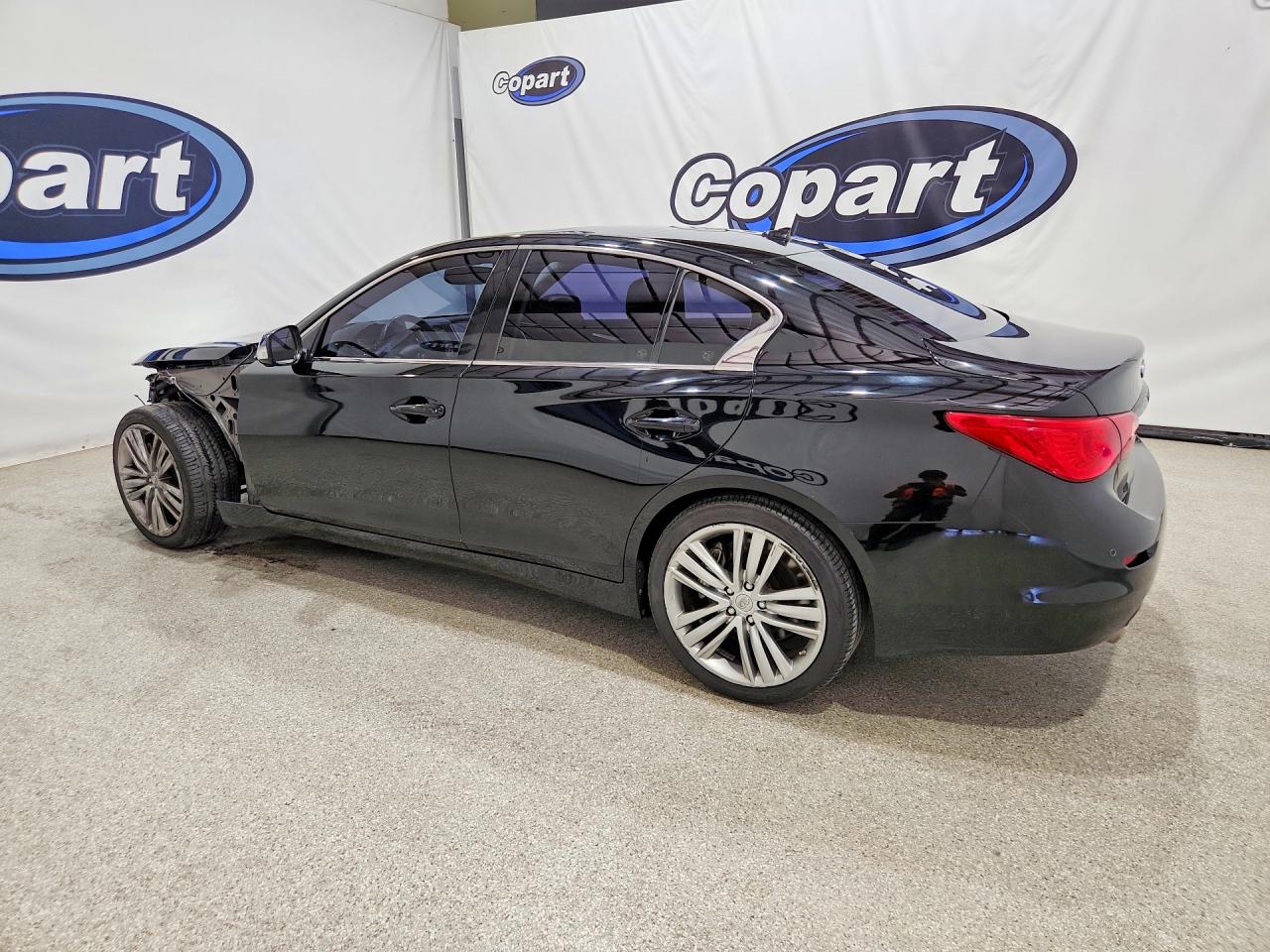 2014 Infiniti Q50 Sport Black vin: JN1BV7AP7EM684398
