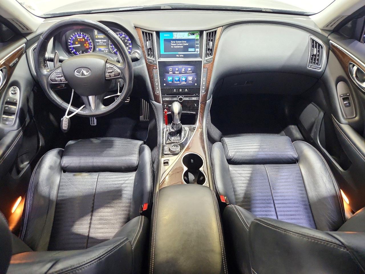 2014 Infiniti Q50 Sport Black vin: JN1BV7AP7EM684398